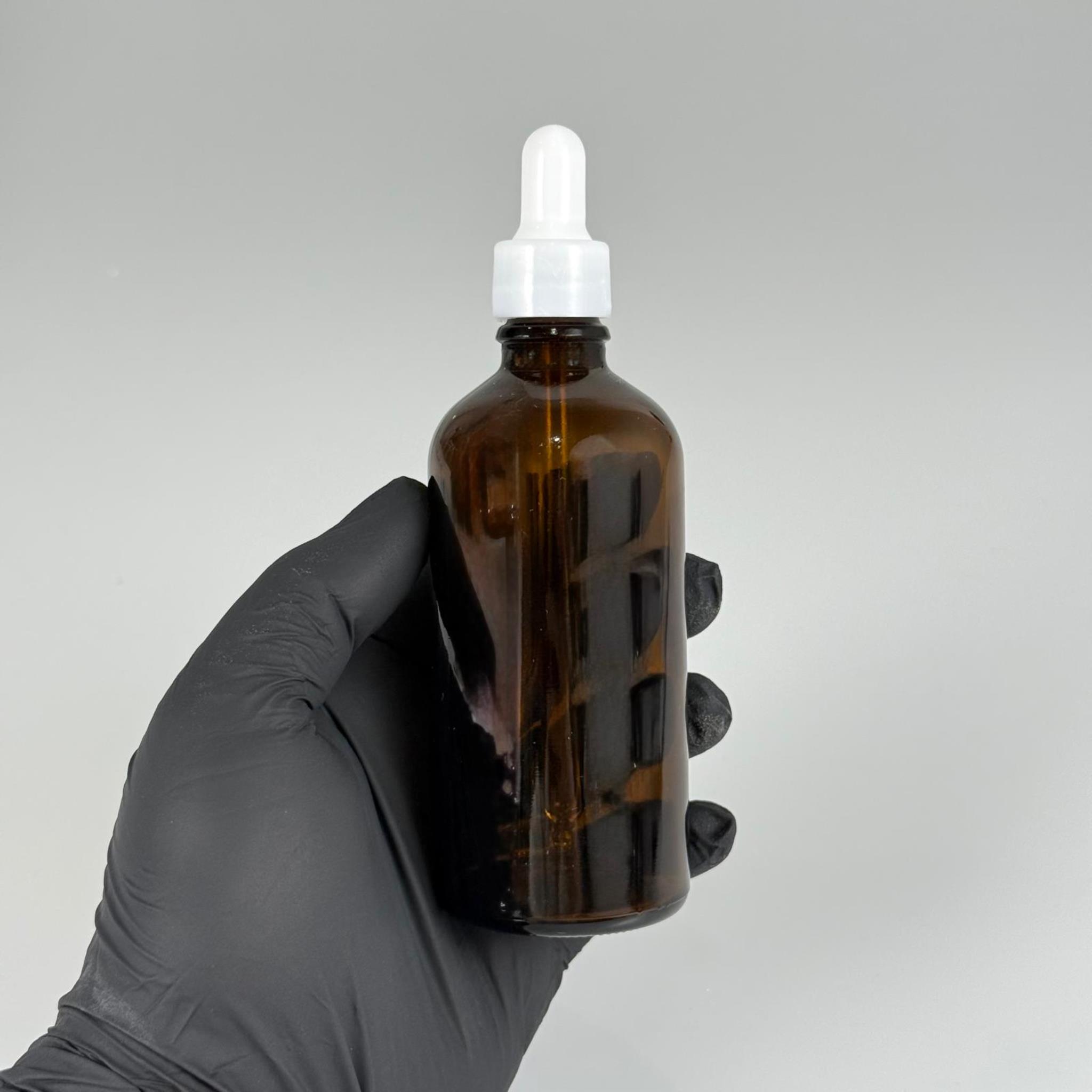100 CC AMBER CAM DAMLALIKLI ŞİŞE - BEYAZ EMZİK + BEYAZ DÜZ KAPAK + CAM PİPET TAKIM - 100 ML KAHVERENGİ DAMLALIKLI ŞİŞE SETİ