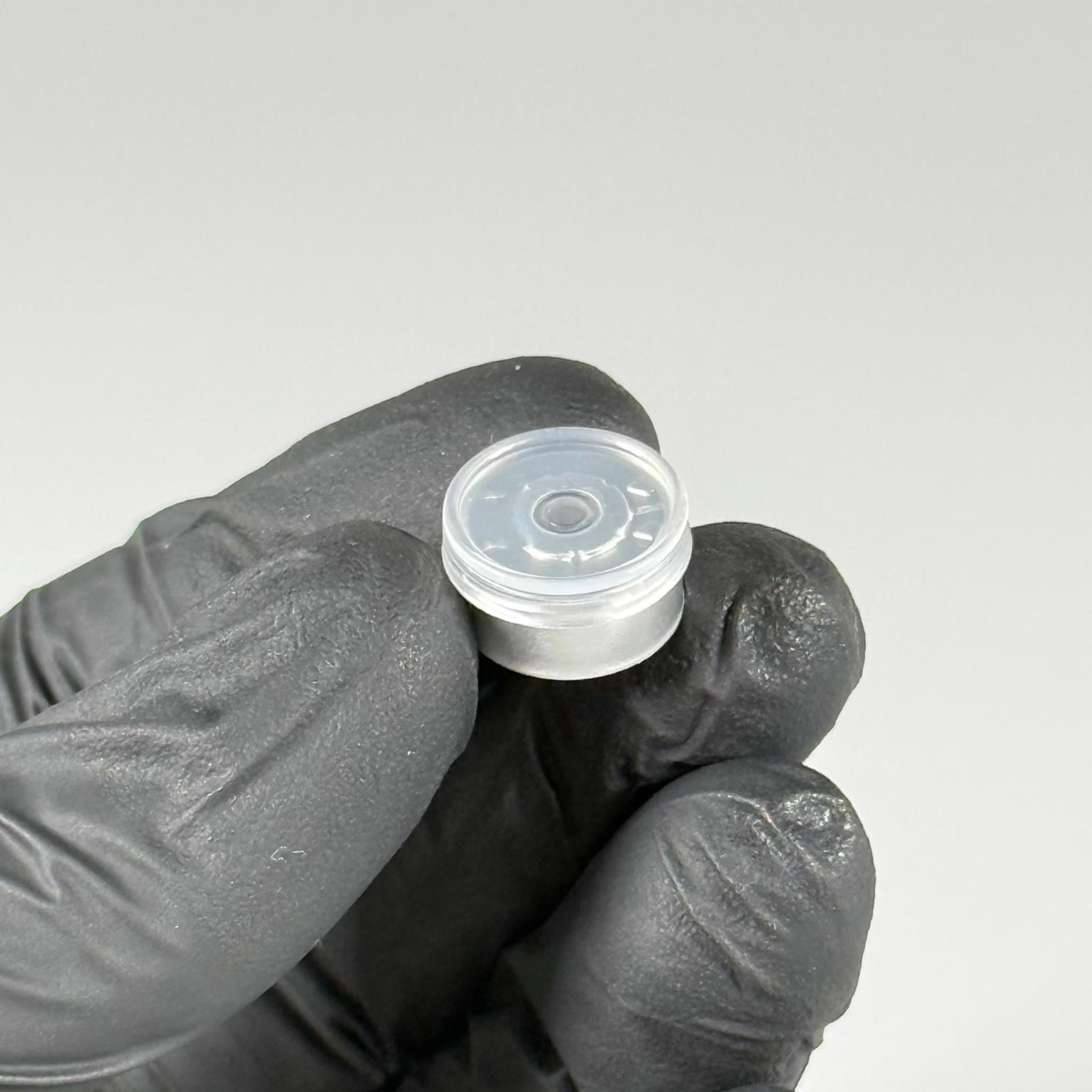 13 AĞIZ VİAL ŞİŞELER İÇİN FLİP OFF PENİSİLİN ALÜMİNYUM FLAKON KAPAK GÜMÜŞ -  13 MM FLİP-OFF KAPAK