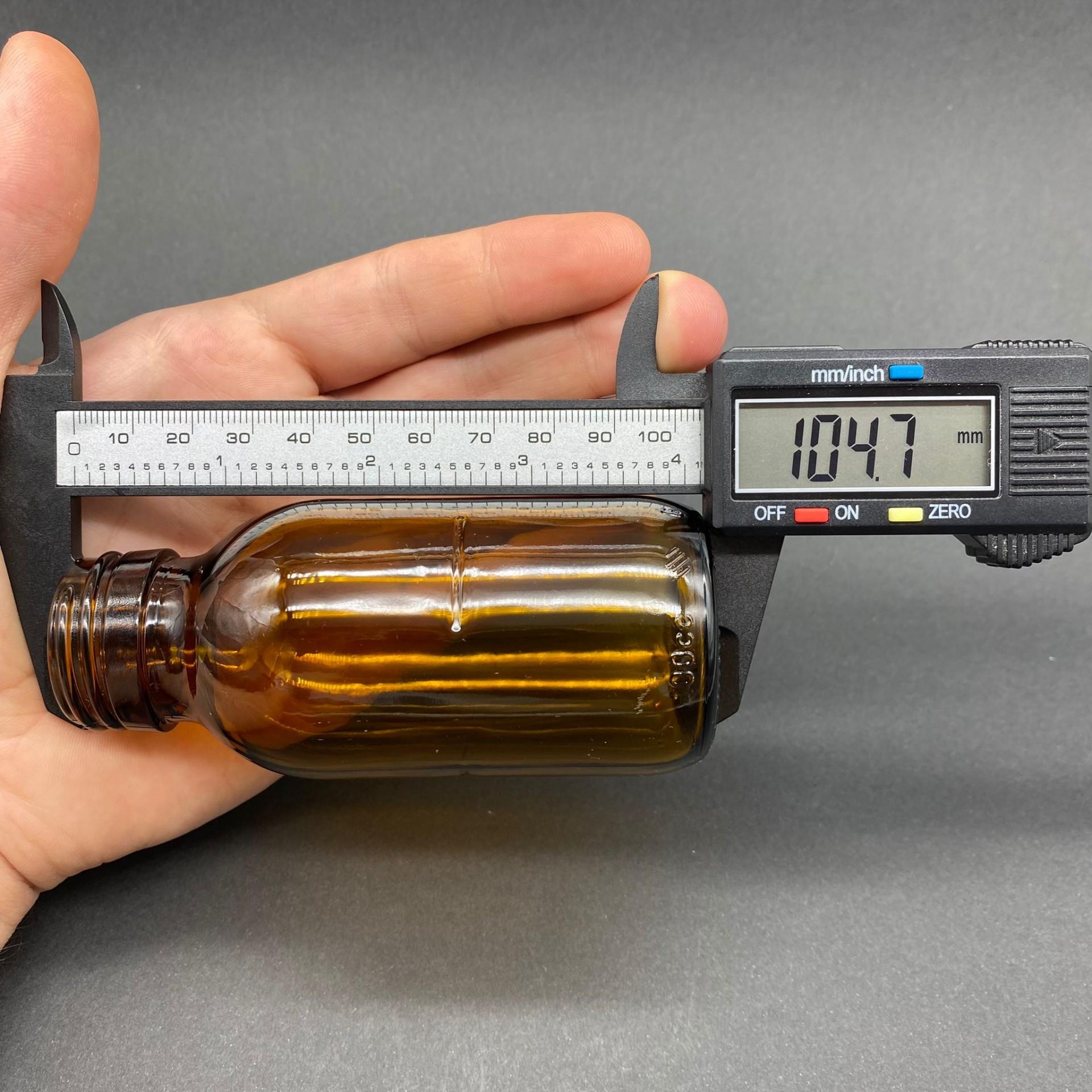 100 CC AMBER CAM ŞİŞE KAPAKSIZ (31 AĞIZ) - 100 ML CAM ŞİŞE - KAHVERENGİ