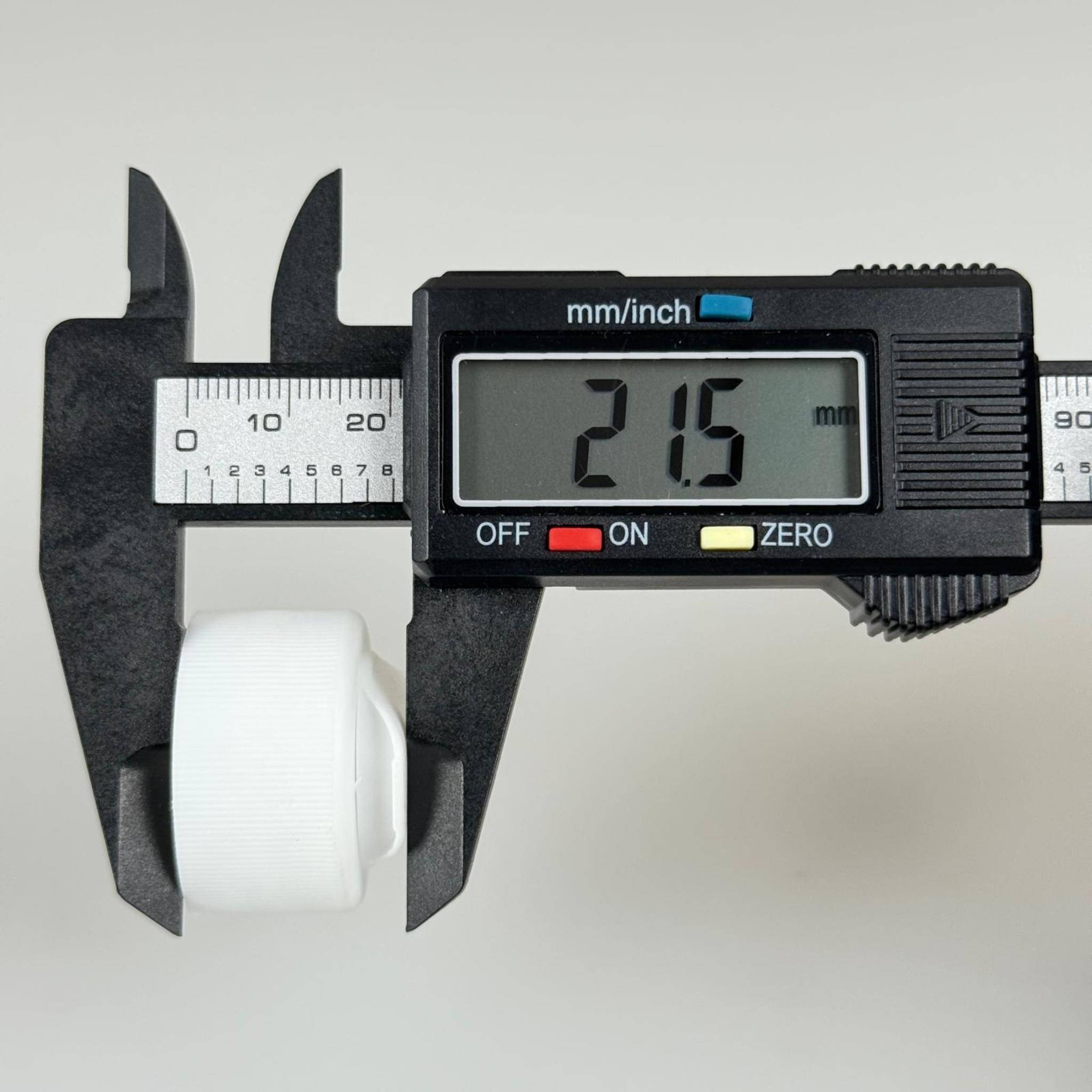 28 MM FLİPTOP KAPAK BEYAZ - AÇILIR KAPANIR KAPAK (CAM ŞİŞE VE PET ŞİŞE UYUMLU)