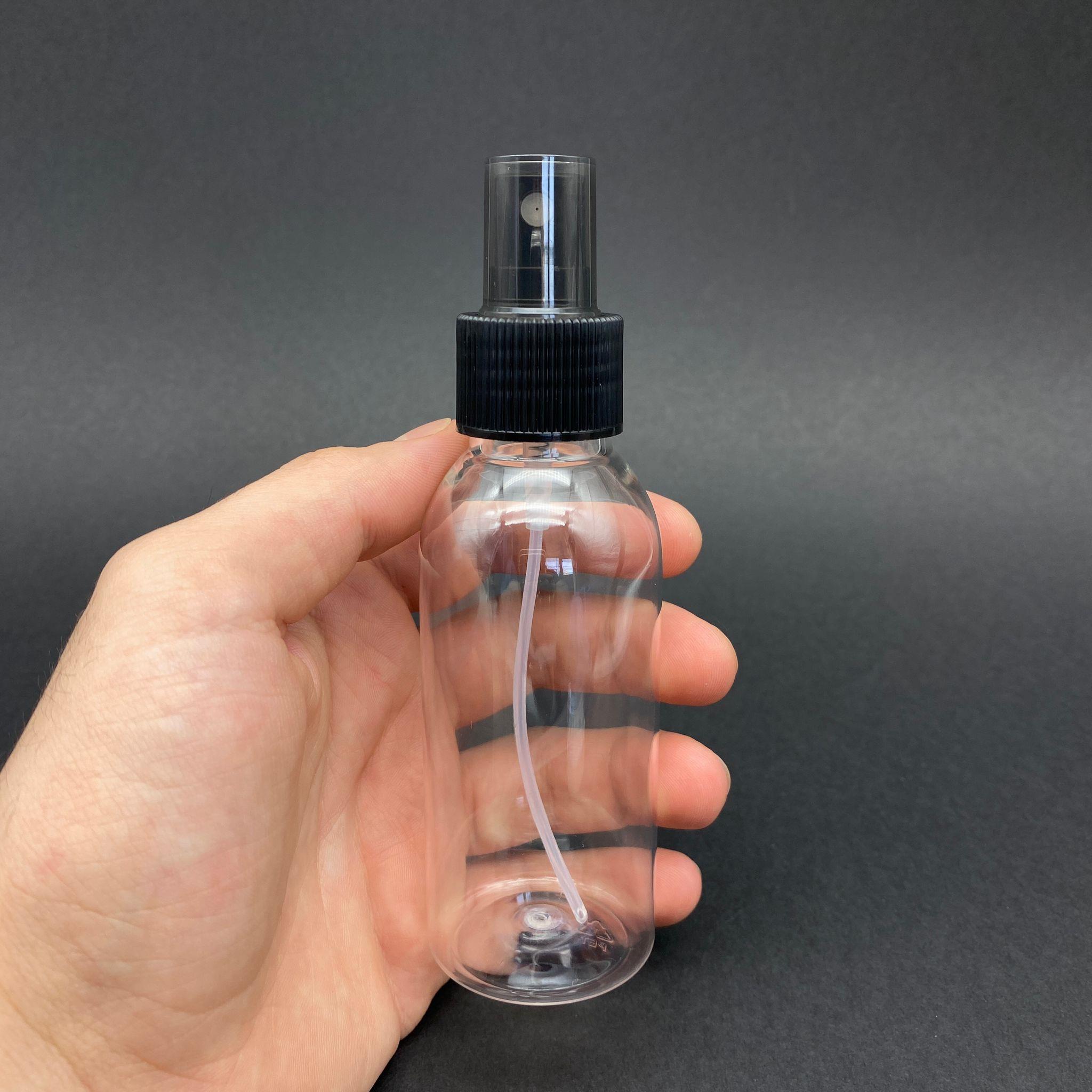 100 CC SERT PLASTİK ŞİŞE SİYAH SPREYLİ TAKIM - 100 ML SPREYLİ PET ŞİŞE