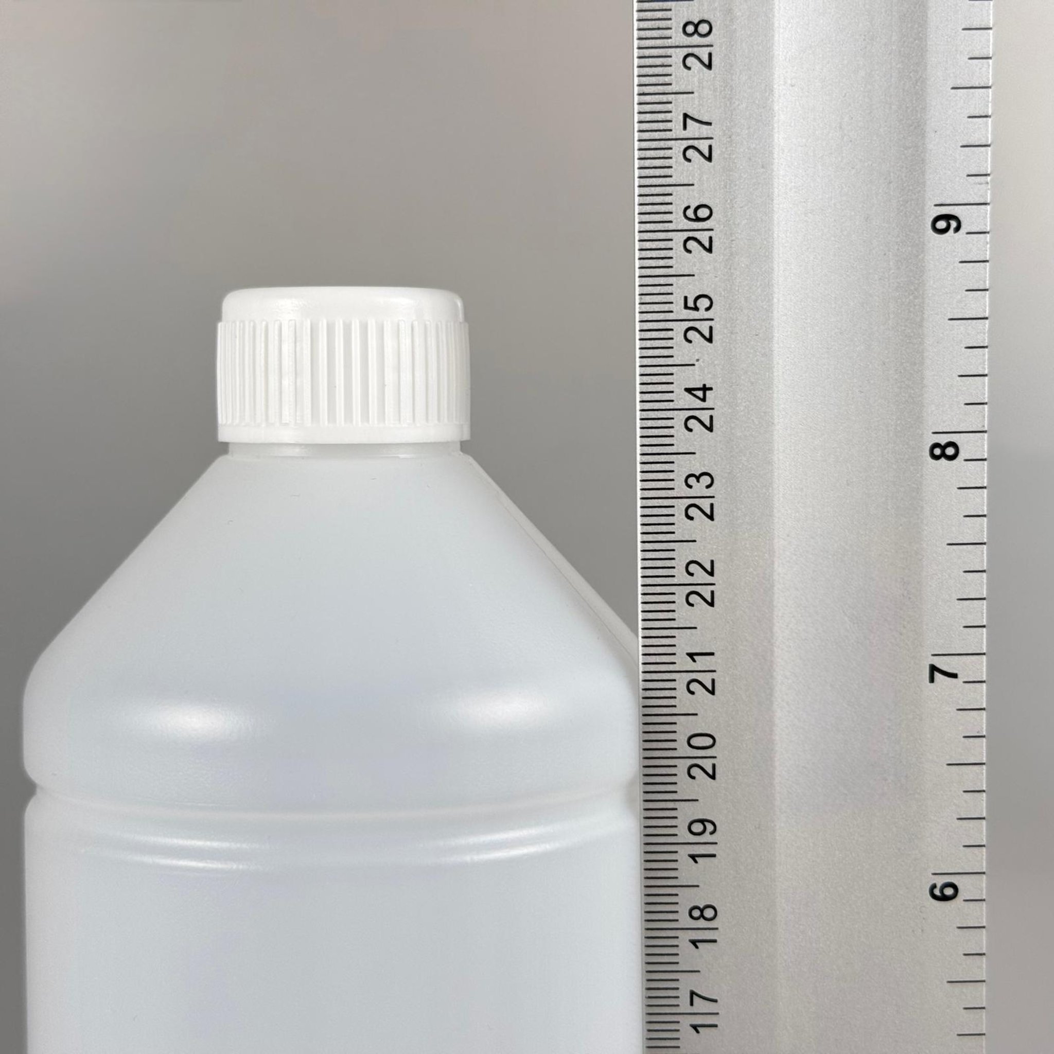 1000 CC UZUN TİNER ŞİŞESİ - KÖPÜK CONTALI BEYAZ KAPAKLI + AKITICILI SİVRİ SARI KARTUŞ KAPAKLI - 1000 ML KİMYASALA DAYANIKLI PLASTİK ŞİŞE - 1 LT POLİETİLEN ŞİŞE UZUN