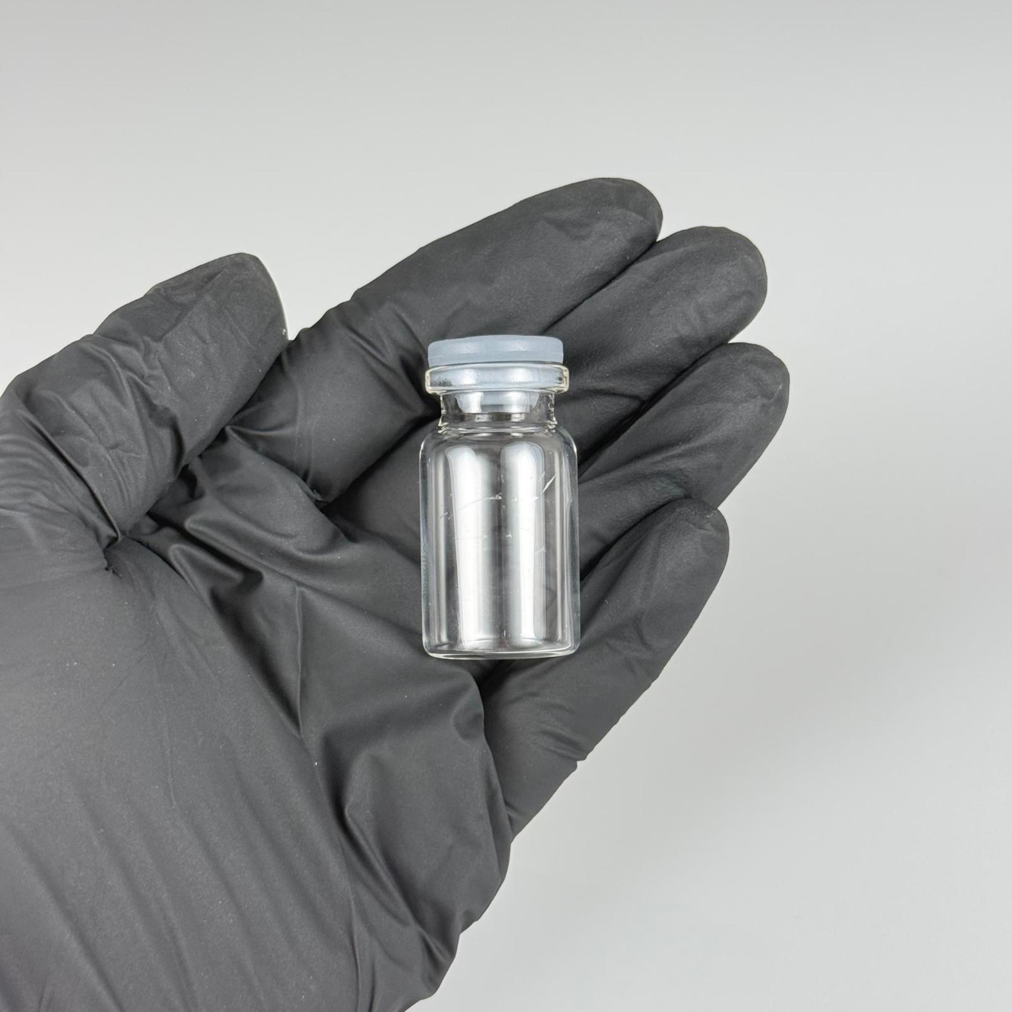 22x40 MM İNCE BOROSİLİKAT FLAKON CAM ŞİŞE 8 ML + BUTİL KAUÇUK TIPA 20 MM - ŞEFFAF CAM İLAÇ, ECZA, PENİSİLİN, MEDİKAL, LABORATUVAR, FARMASÖTİK ŞİŞELERİ