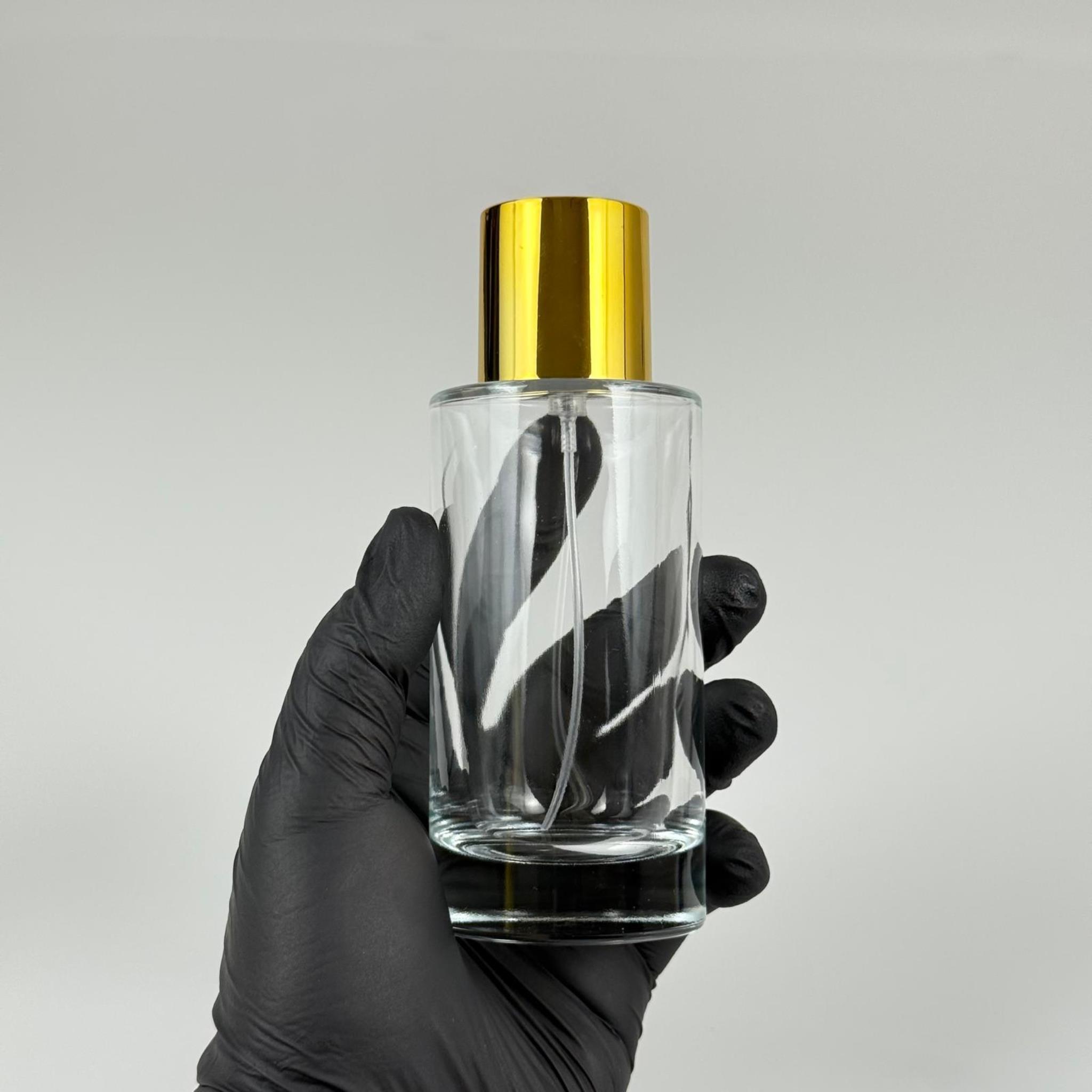 100 ML SİLİNDİR MODEL SAVAGE PARFÜM ŞİŞESİ - GOLD METAL SPREYLİ + GOLD GENİŞ KAPAKLI (AĞIZ 15 MM GEÇME KOLAY KAPAMA)