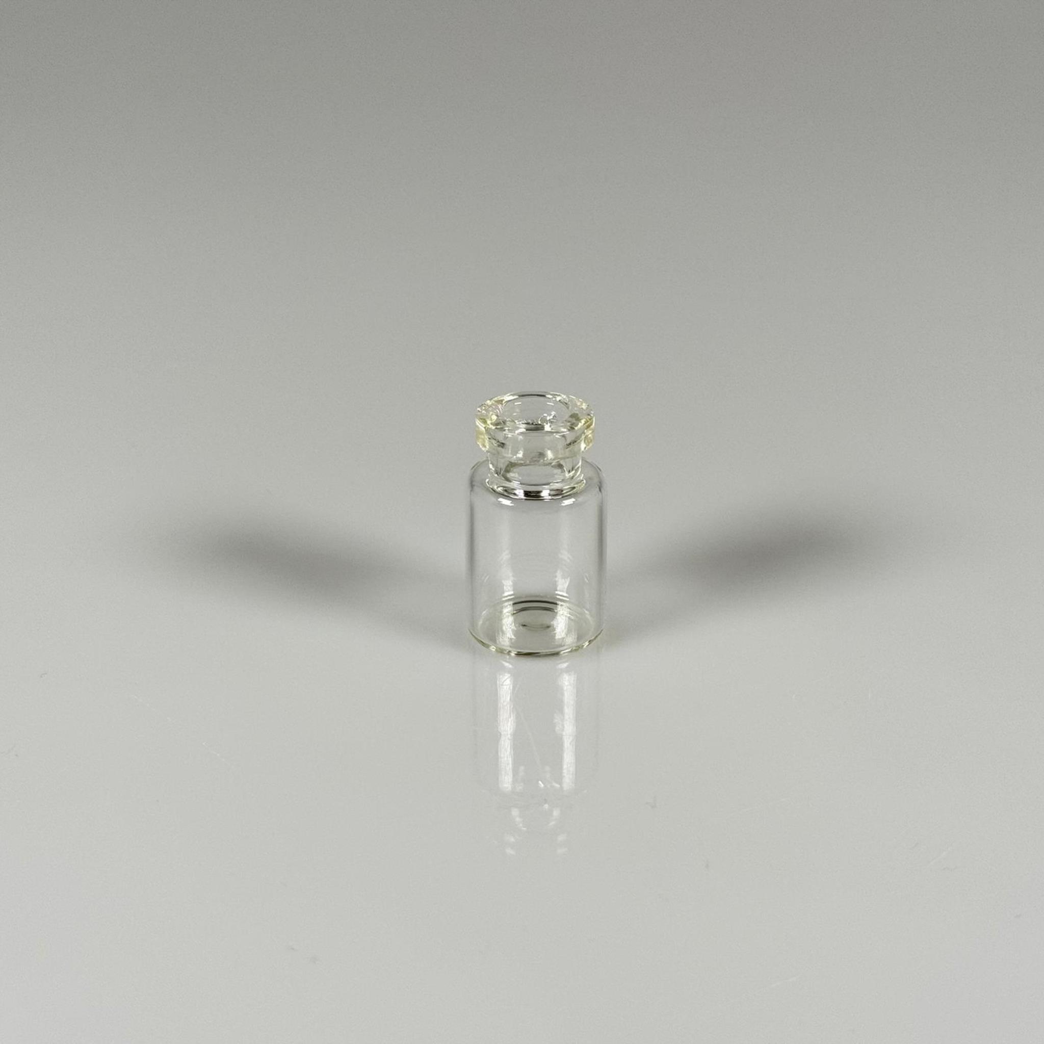 BOROSİLİKAT ŞEFFAF CAM ŞİŞE - 2 CC - 16x27 MM - ÇEKME CAM BORU FLAKON İNCE PENİSİLİN ŞİŞESİ - AĞIZ ÇAPI 13 MM