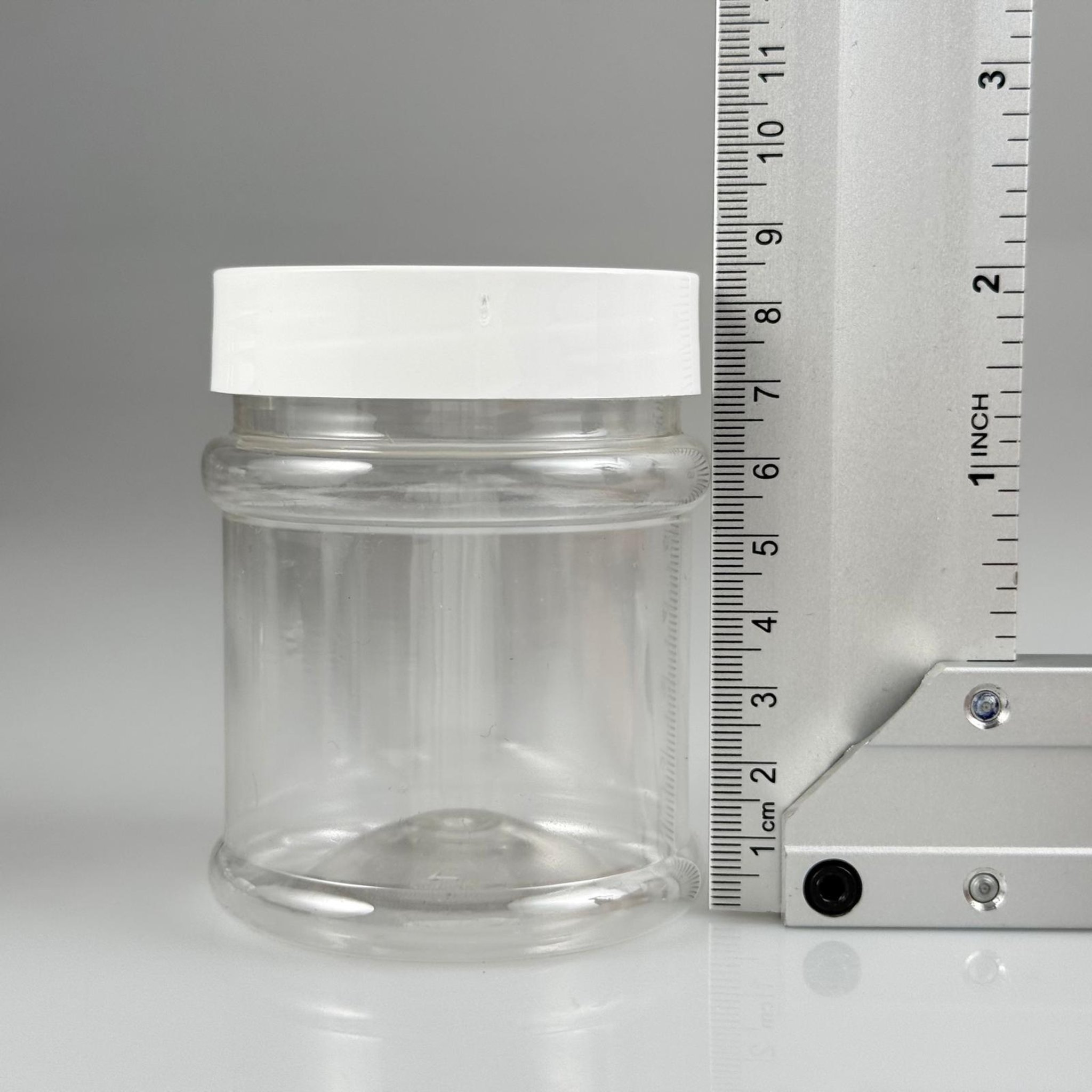200 CC PET KAVANOZ - BEYAZ KAPAKLI - İÇ TIPALI - 200 ML PLASTİK KREM KAVANOZU