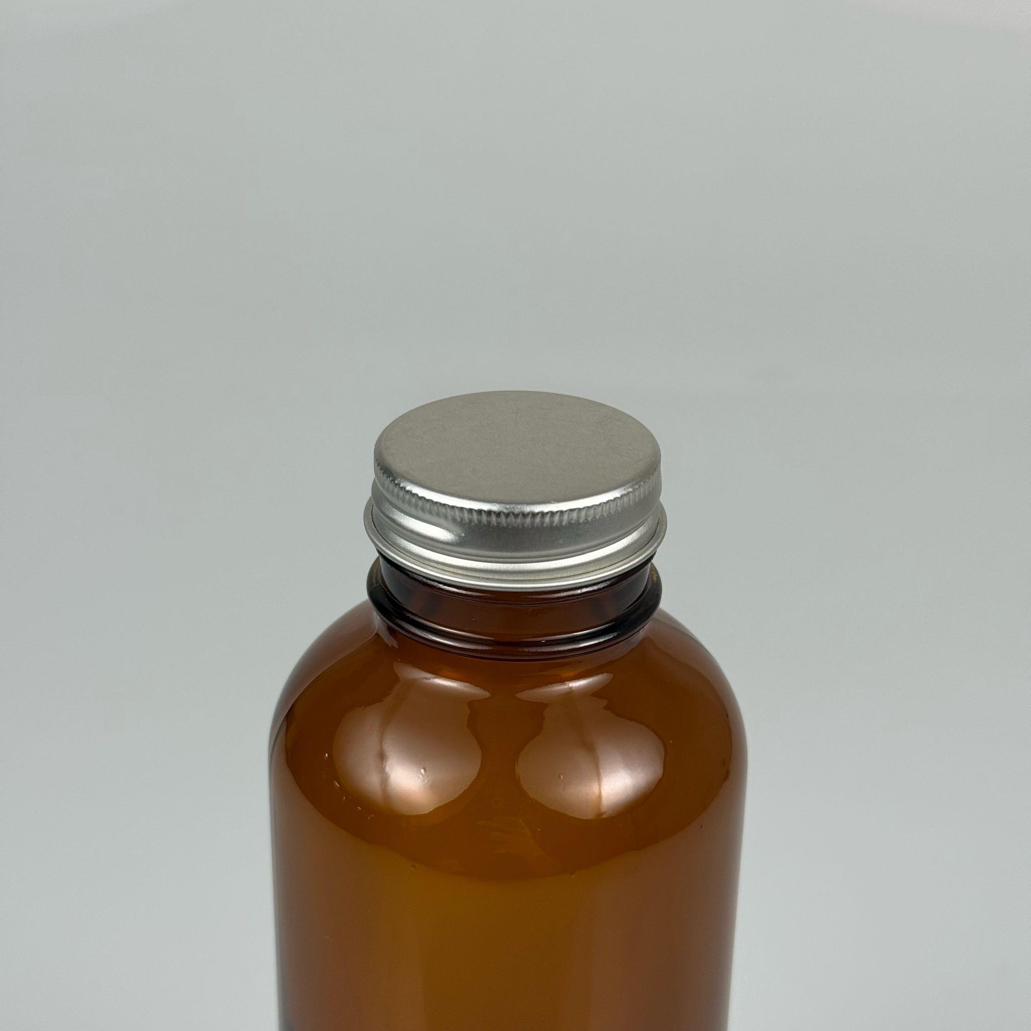 500 CC ENDÜSTRİYEL, KEVITA MODEL GENİŞ AĞIZLI AMBER CAM ŞİŞE - CONTALI GÜMÜŞ METAL KAPAKLI - 500 ML CAM KAHVERENGİ ECZA, ZEYTİNYAĞI, ÇEREZ, GRANÜR KAHVE, COLDBREW VB İÇİN ÇOK AMAÇLI CAM ŞİŞELER