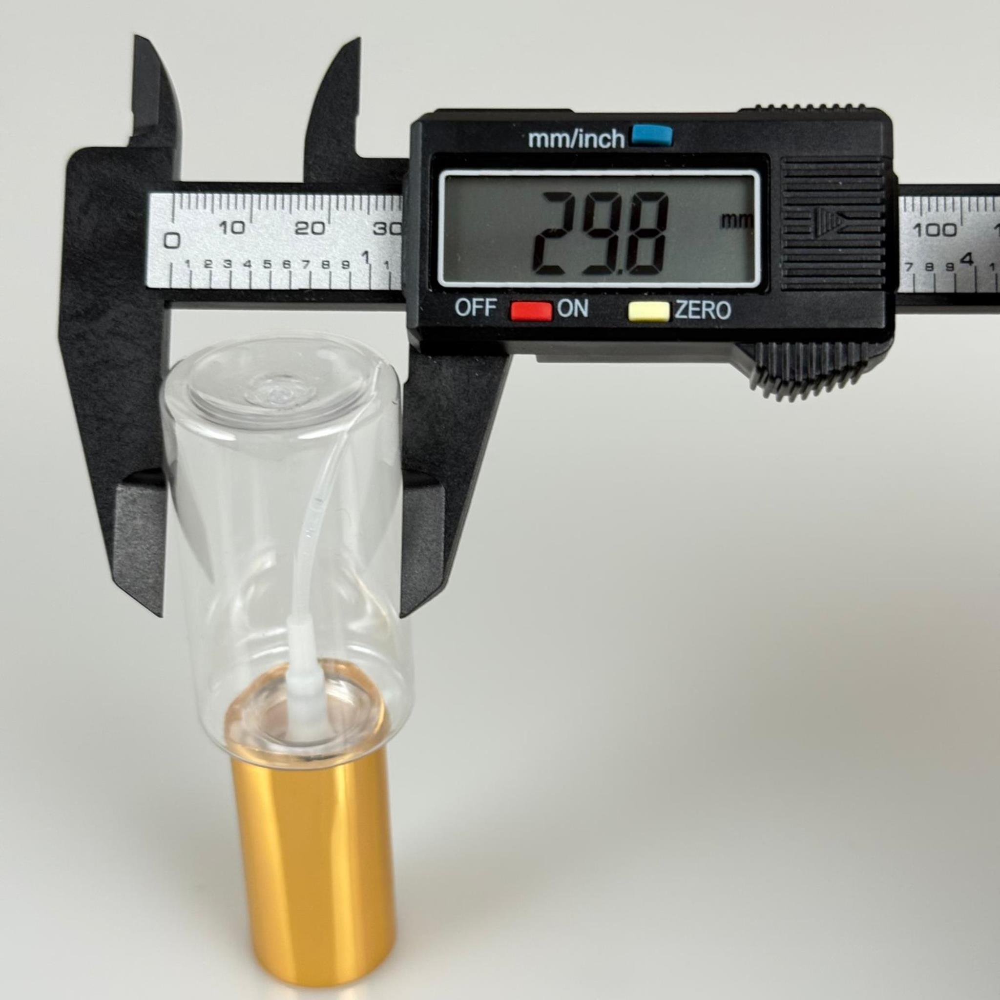 30 ML PET KOLONYA, PARFÜM VB ŞİŞELERİ - METAL ALÜMİNYUM GOLD KAPAK + VİDALI SPREY + 30 CC ŞİŞE SET TAKIM