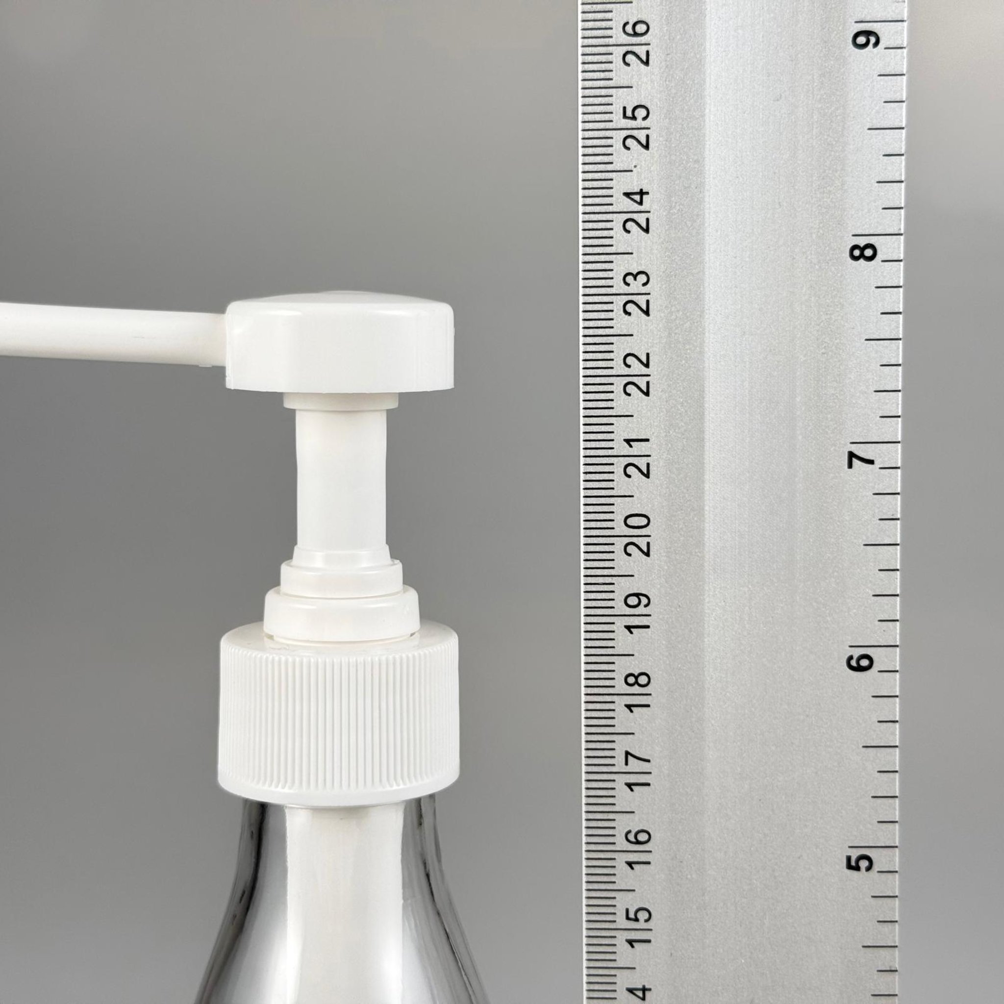 MASA ÜSTÜ İÇİN DİSPANSİYER PÜSKÜRTÜCÜ SPREY POMPALI CAM KOLONYA, DEZENFEKTAN ŞİŞESİ TAKIM - 330 ML