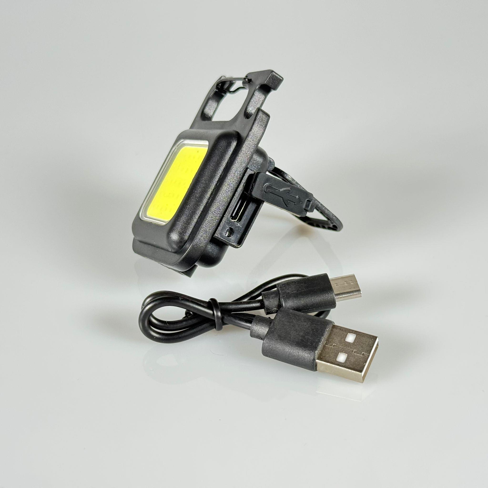 MIKNATISLI LED FENER - ANAHTARLIK - ŞARJLI (ŞARJ KABLOSU İLE BERABER GELİR)