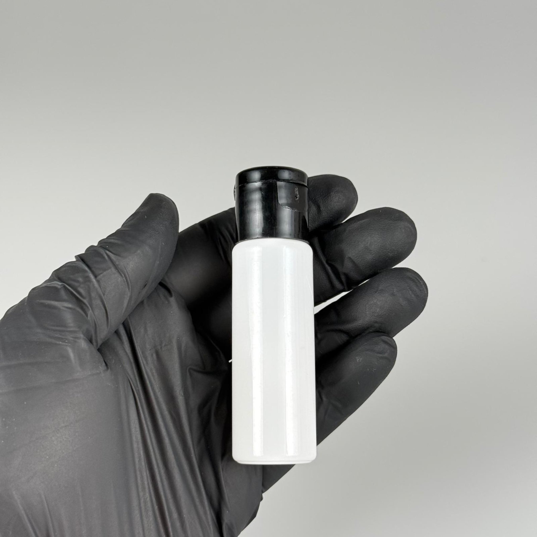 20 ML AÇILIR KAPAKLI PET ŞİŞE - 20 CC BEYAZ ŞİŞE + SİYAH FLİPTOP KAPAKLI TAKIM