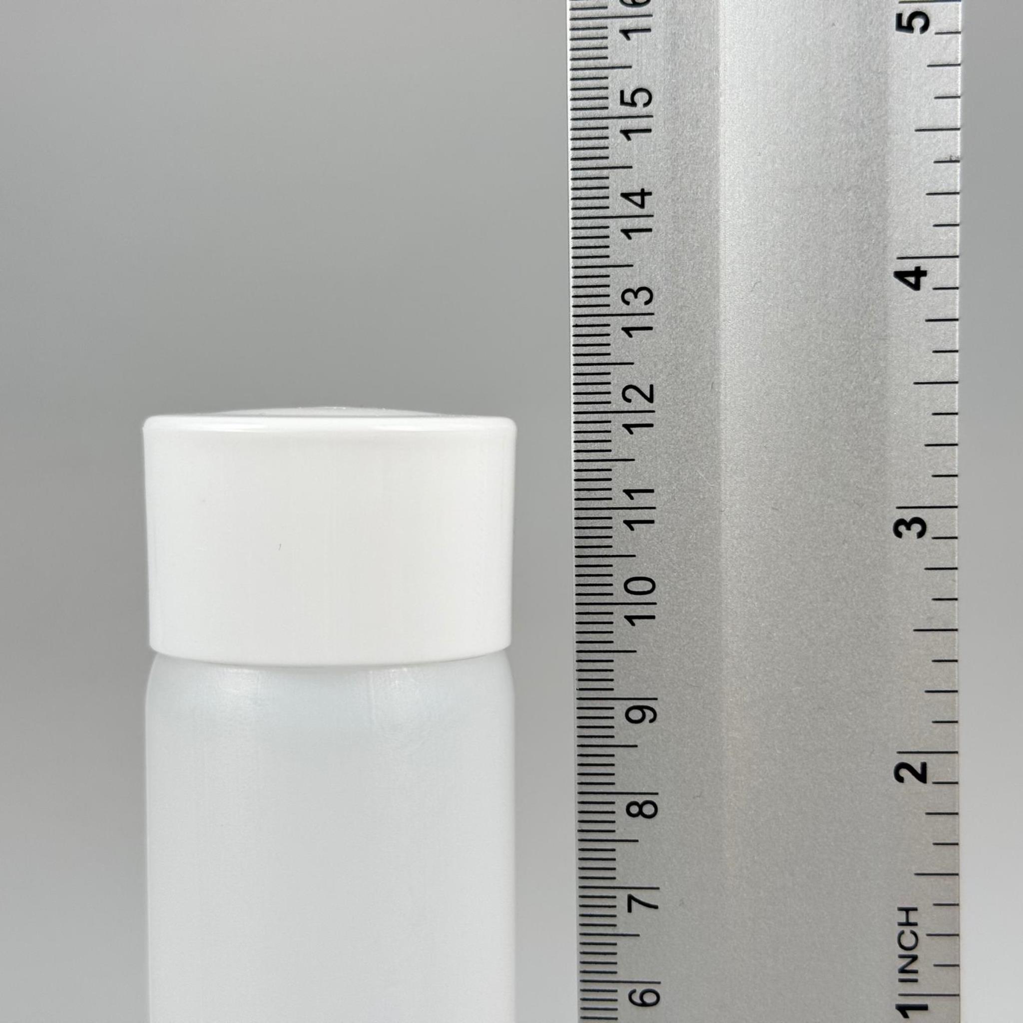 100 CC NATÜREL SERT POLİETİLEN ŞİŞE + BEYAZ GENİŞ PLASTİK KAPAKLI ( 24 MM ) + PLASTİK TIPALI - 100 ML SERT POLİETİLEN ASETON ŞİŞESİ