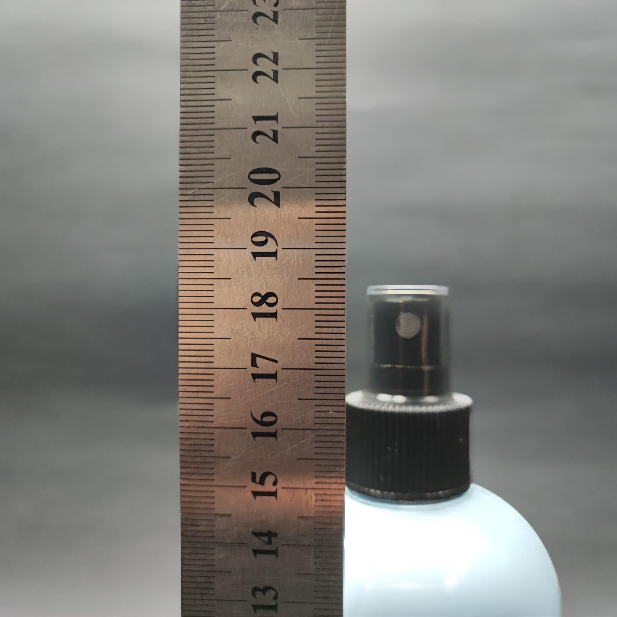 400 CC OVAL BOYUNLU SİLİNDİR PET ŞİŞE (30 GR) - SİYAH SPREYLİ - 400 ML PLASTİK ŞİŞE - BEBEK MAVİSİ