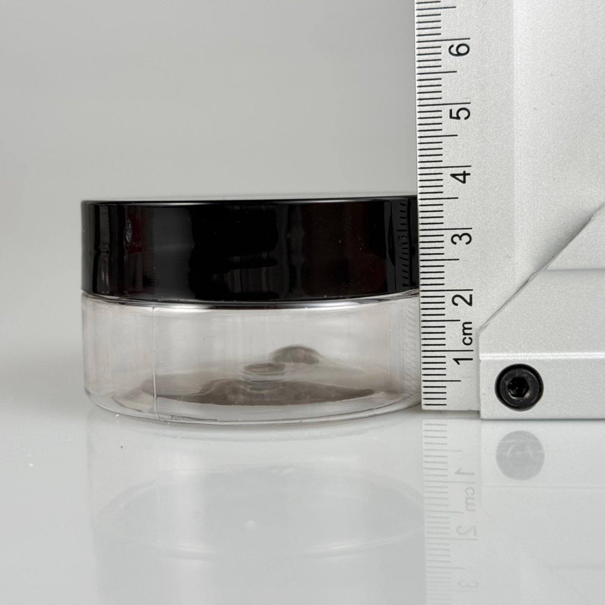 50 CC PET KAVANOZ- SİYAH KAPAKLI + KENDİNDEN YAPIŞKANLI CONTALI (SIZDIRMAZLIK SAĞLAR) - 50 ML PLASTİK KAVANOZ - KREM KAVANOZU
