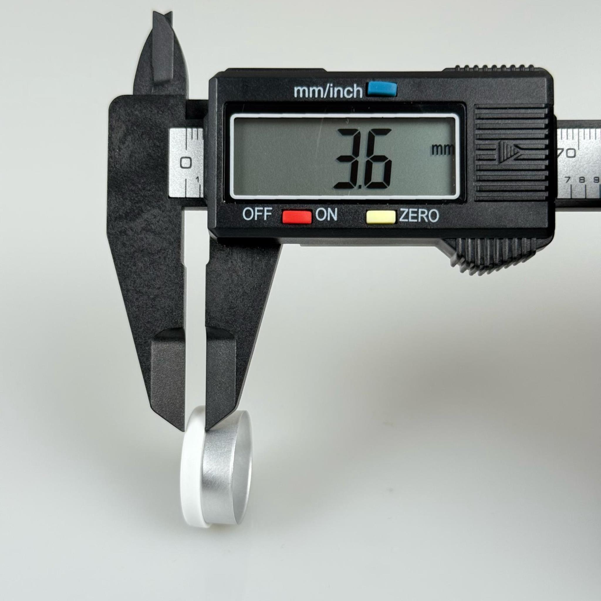PENİSİLİN ALÜMİNYUM FLAKON KAPAK BEYAZ (İÇİ ÇENTİKLİ) - 20 MM DÜZ RENKLİ FLİP-OFF KAPAK