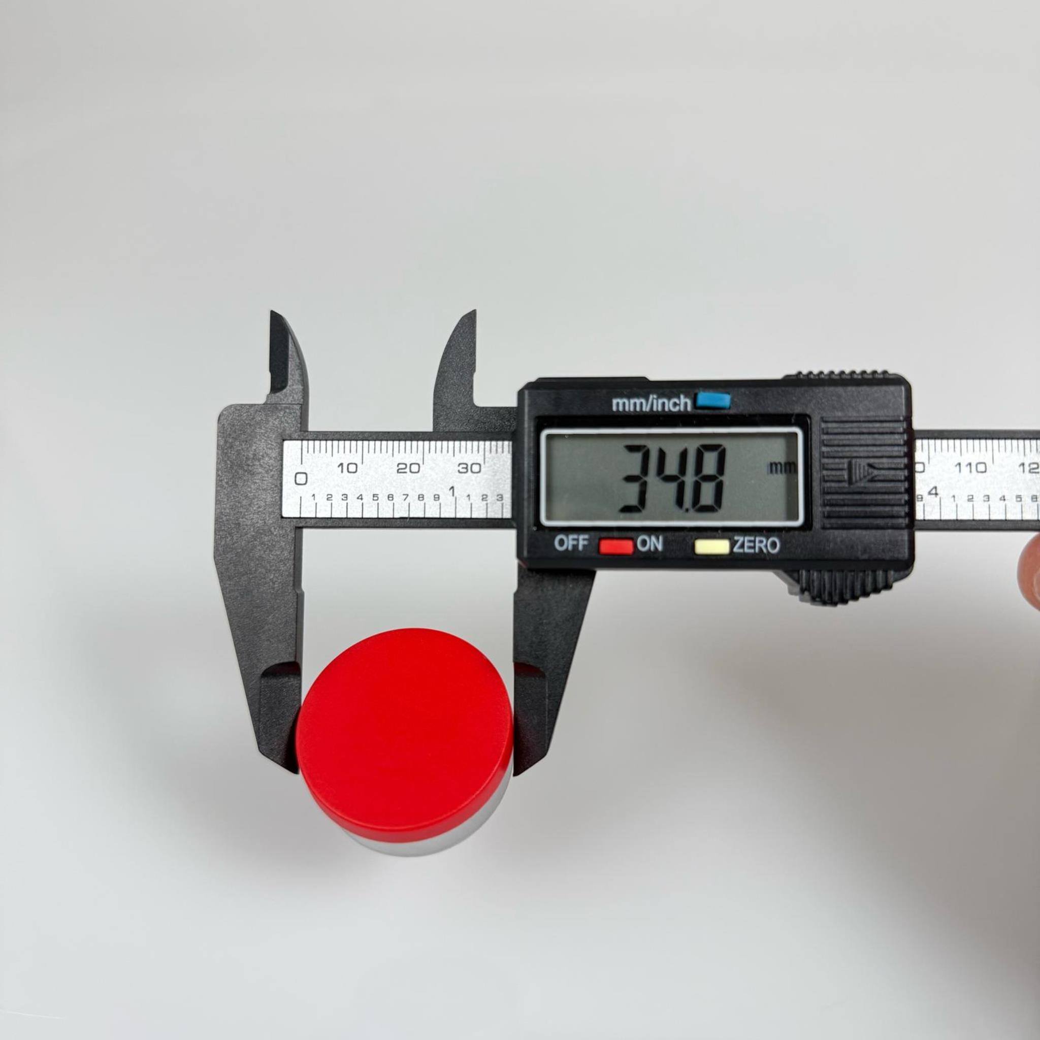 32 MM FLAKON FLİP-OFF ÜSTÜ PLASTİK ALÜMİNYUM KAPAK KIRMIZI