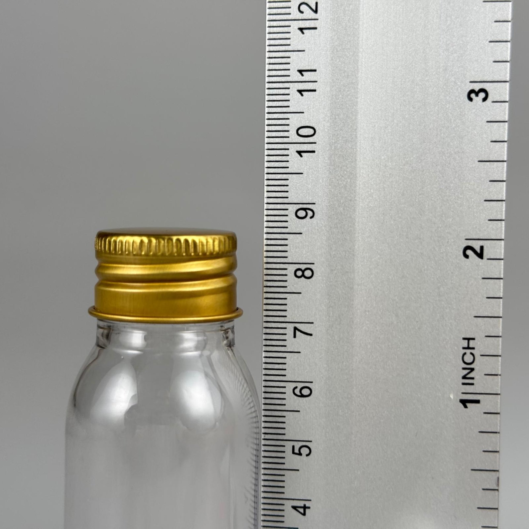 50 CC SERT PLASTİK ŞİŞE (24 AĞIZ) + KÖPÜK CONTALI GOLD METAL ALÜMİNYUM KAPAK + KOLONYA TIPALI TAKIM - 50 ML KAPAKLI PLASTİK ŞİŞELER