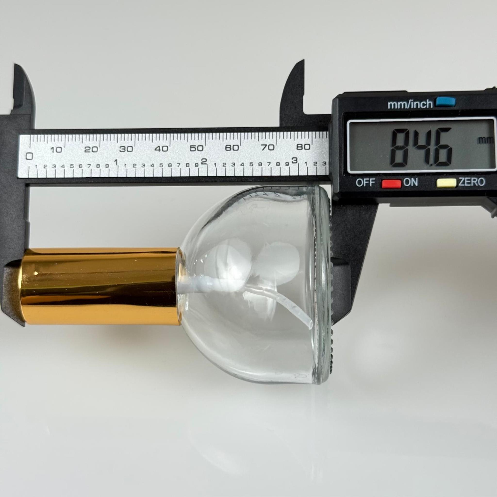 50 CC KUBBE CAM ŞİŞE + GOLD SPREY FISFIS - 50 ML HEDİYELİK CAM KOLONYA ŞİŞESİ - PARFÜM ESANS ŞİŞESİ - DÜĞÜN, NİŞAN, SÖZ, KINA, CENAZE, PROMOSYON, PARFÜM İÇİN HEDİYELİK KOLONYA ŞİŞELERİ