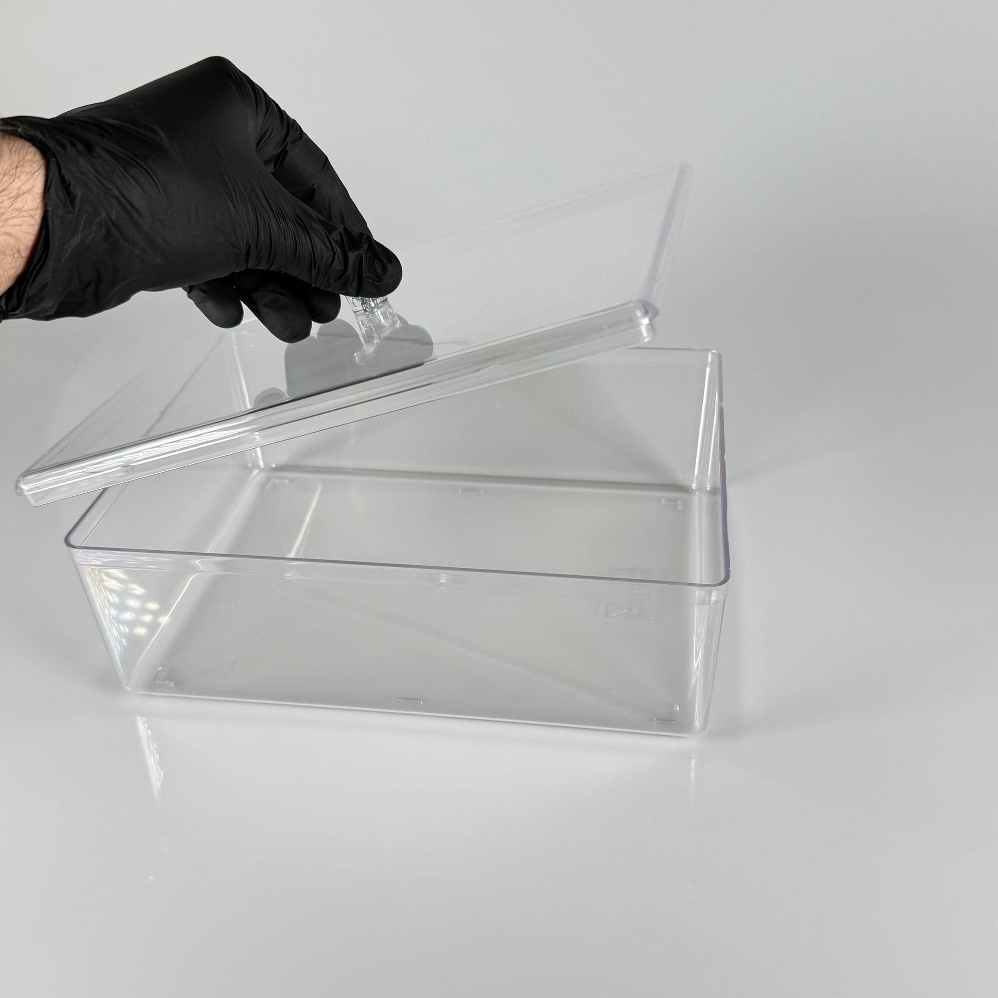 KULPLU LÜKS SUNUM KABI - LÜKS TATLI KABI - PREMİUM TİRAMİSU, MAGNOLİA, PROFİTEROL ÇİKOLATA KABI - ÇEYİZ, TAKI KABI - PLEKSİ ALT KAP - KÜLTÜR - TEŞHİR İÇİ PLASTİK KAP