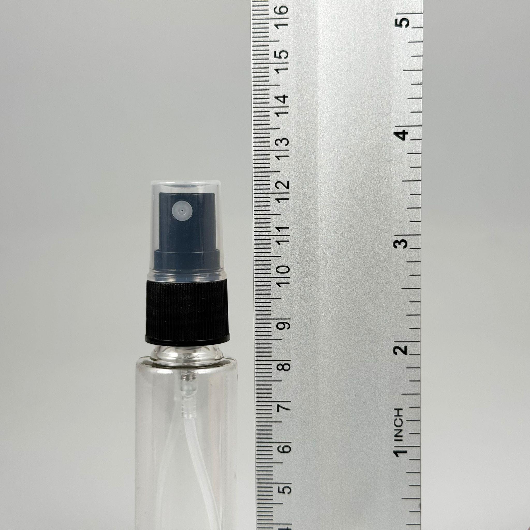 35 CC PET ŞİŞE ŞEFFAF - SİYAH SPREYLİ - 35 ML PLASTİK SPREY ŞİŞE