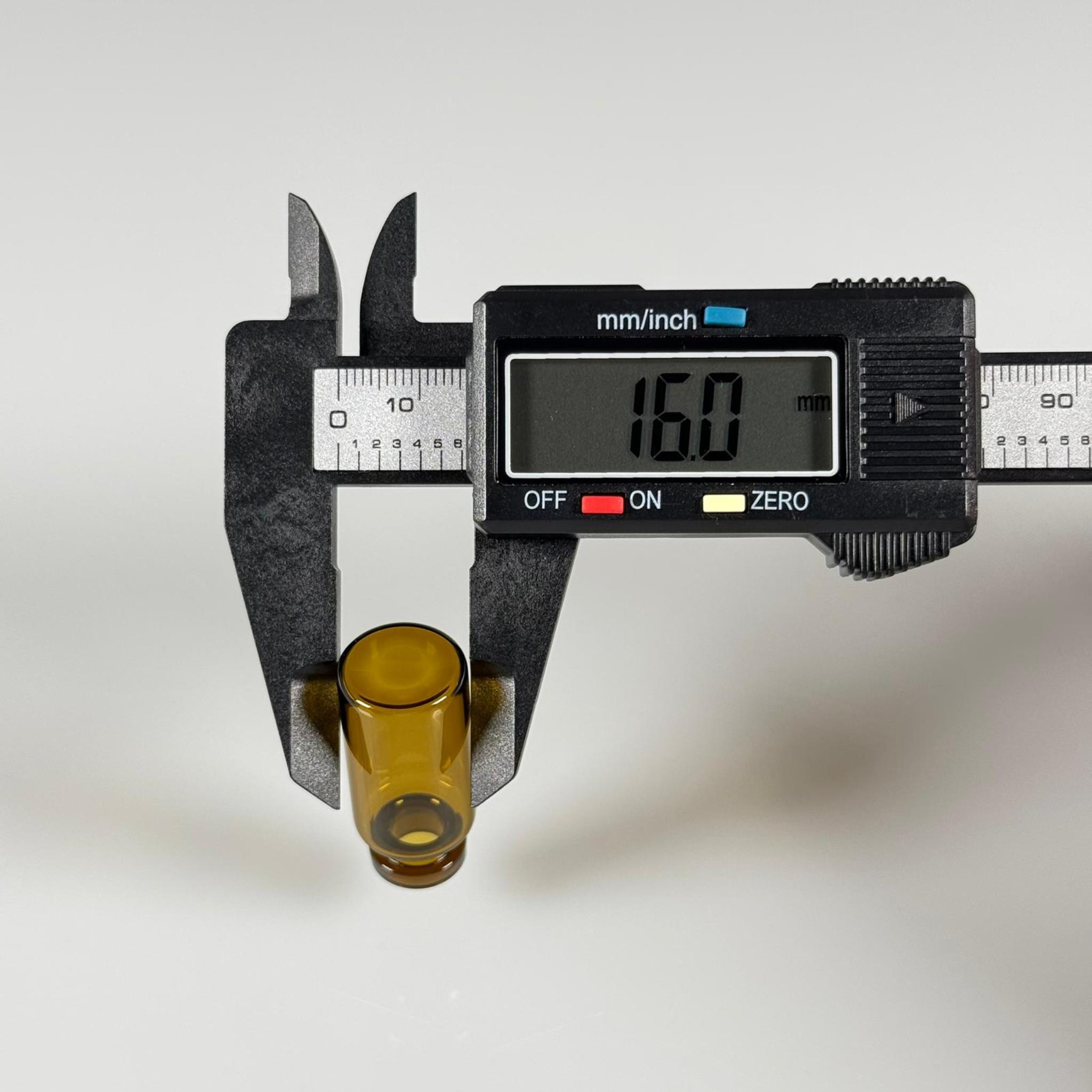 BOROSİLİKAT AMBER CAM ŞİŞE - 3 CC - 16x35 MM - ÇEKME CAM BORU FLAKON İNCE PENİSİLİN ŞİŞESİ - AĞIZ ÇAPI 13 MM