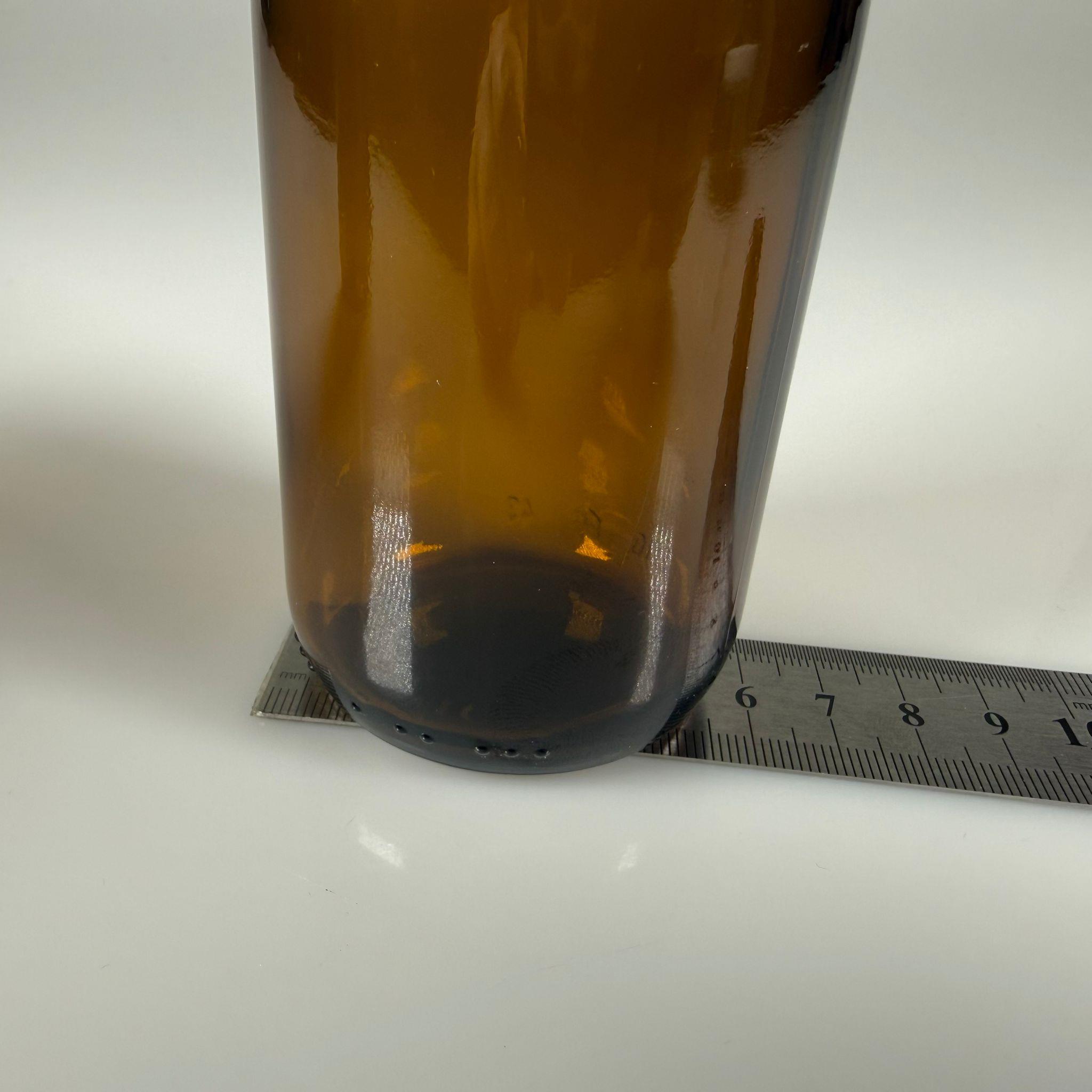 200 ML DOLUMU KOLAY, GENİŞ AĞIZLI İÇTEN DAMLALIKLI ŞİŞE (28 MM AĞIZ)  - 200 CC SİYAH CONTALI KAPAKLI İÇTEN DAMLALIKLI CAM ECZA ŞİŞESİ - AMBER KAHVERENGİ