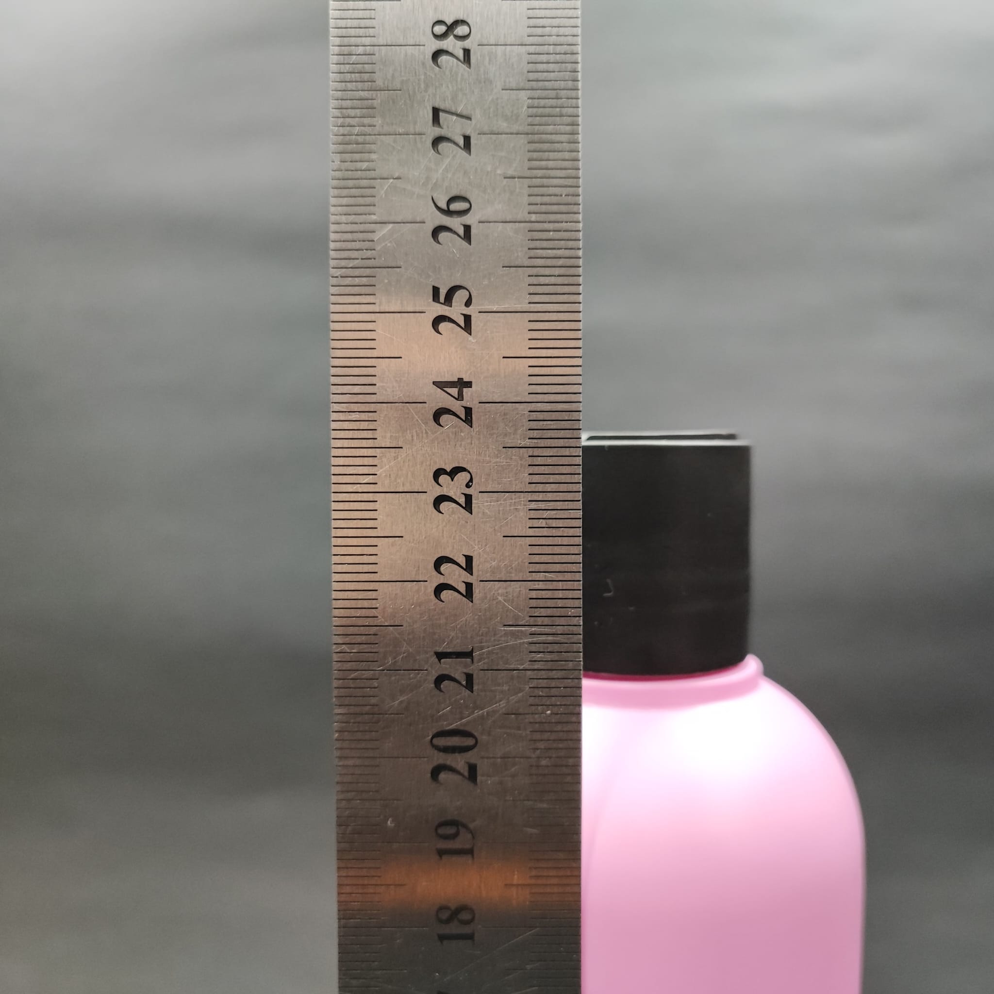 500 CC PEMBE POLİETİLEN PE ŞAMPUAN ŞİŞESİ - SİYAH AKITICILI DİSKTOP KAPAKLI - 500 ML PE ŞAMPUAN ŞİŞESİ