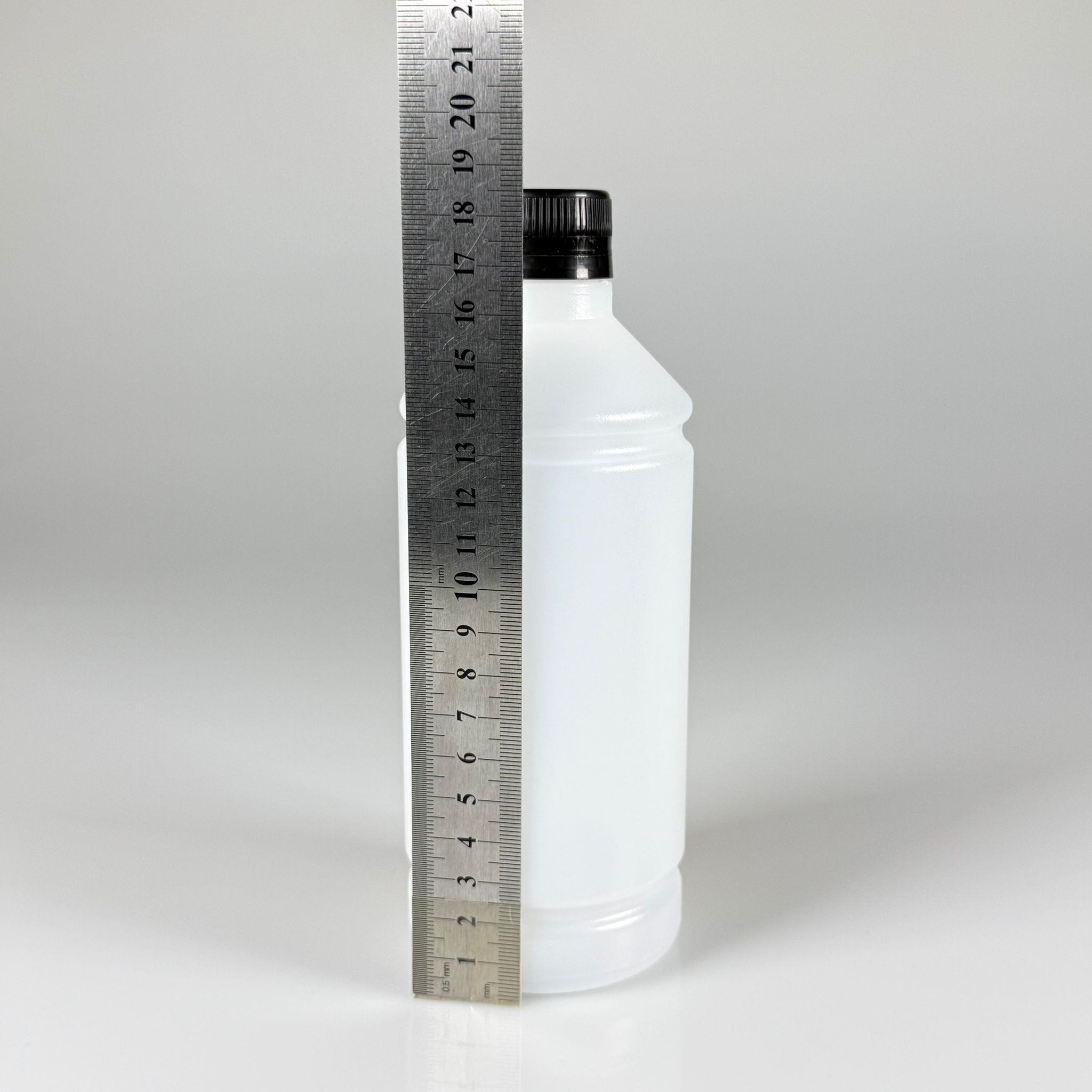 500 CC TİNER ŞİŞESİ - SİYAH KİLİTLİ KAPAKLI - 500 ML KİMYASALA DAYANIKLI PLASTİK ŞİŞE - 0,5 LT POLİETİLEN ŞİŞE