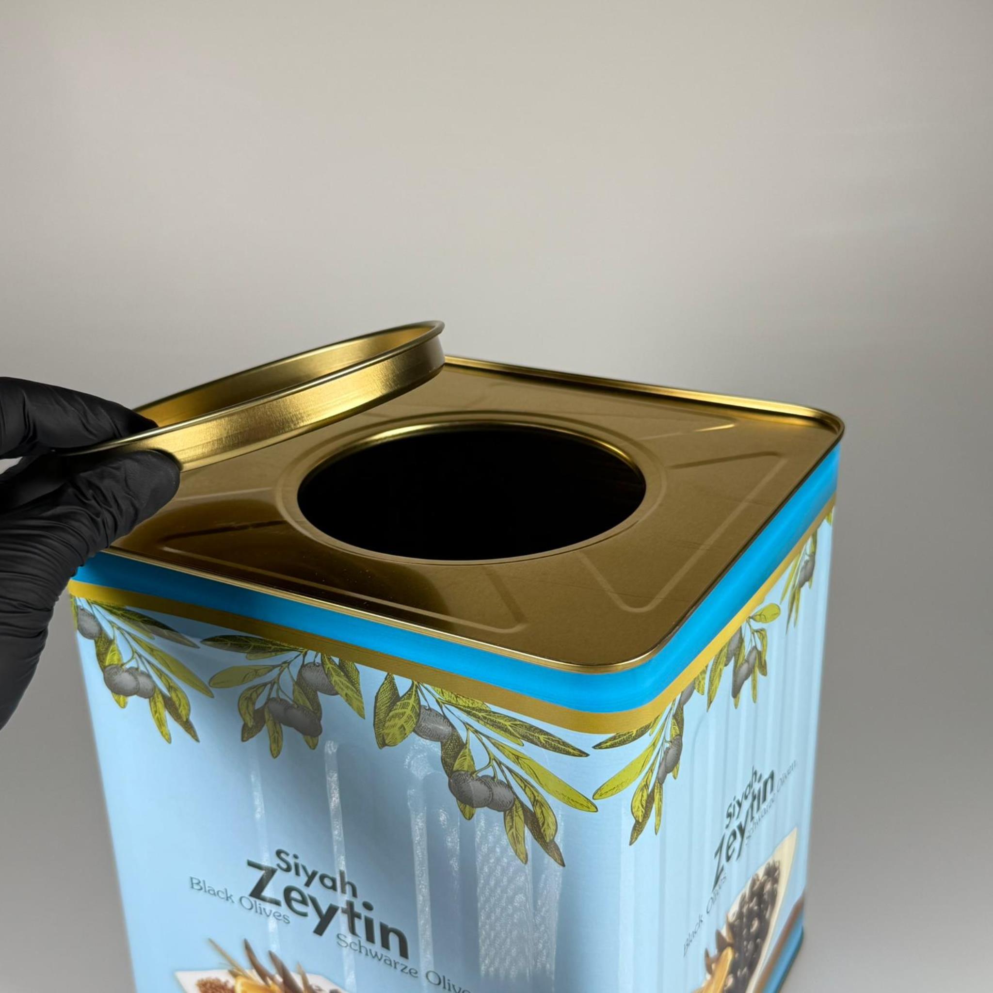 10 KG ZEYTİN TENEKESİ - BASKILI - 10 KİLO ZEYTİN TENEKESİ