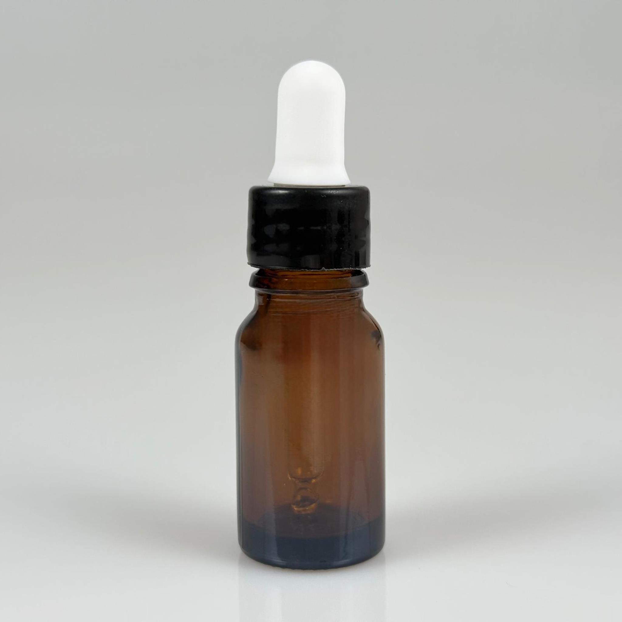 10 CC AMBER CAM DAMLALIKLI ŞİŞE - BEYAZ EMZİK + SİYAH DÜZ KAPAK + CAM PİPET TAKIM - 10 ML KAHVERENGİ DAMLALIKLI ŞİŞE SETİ