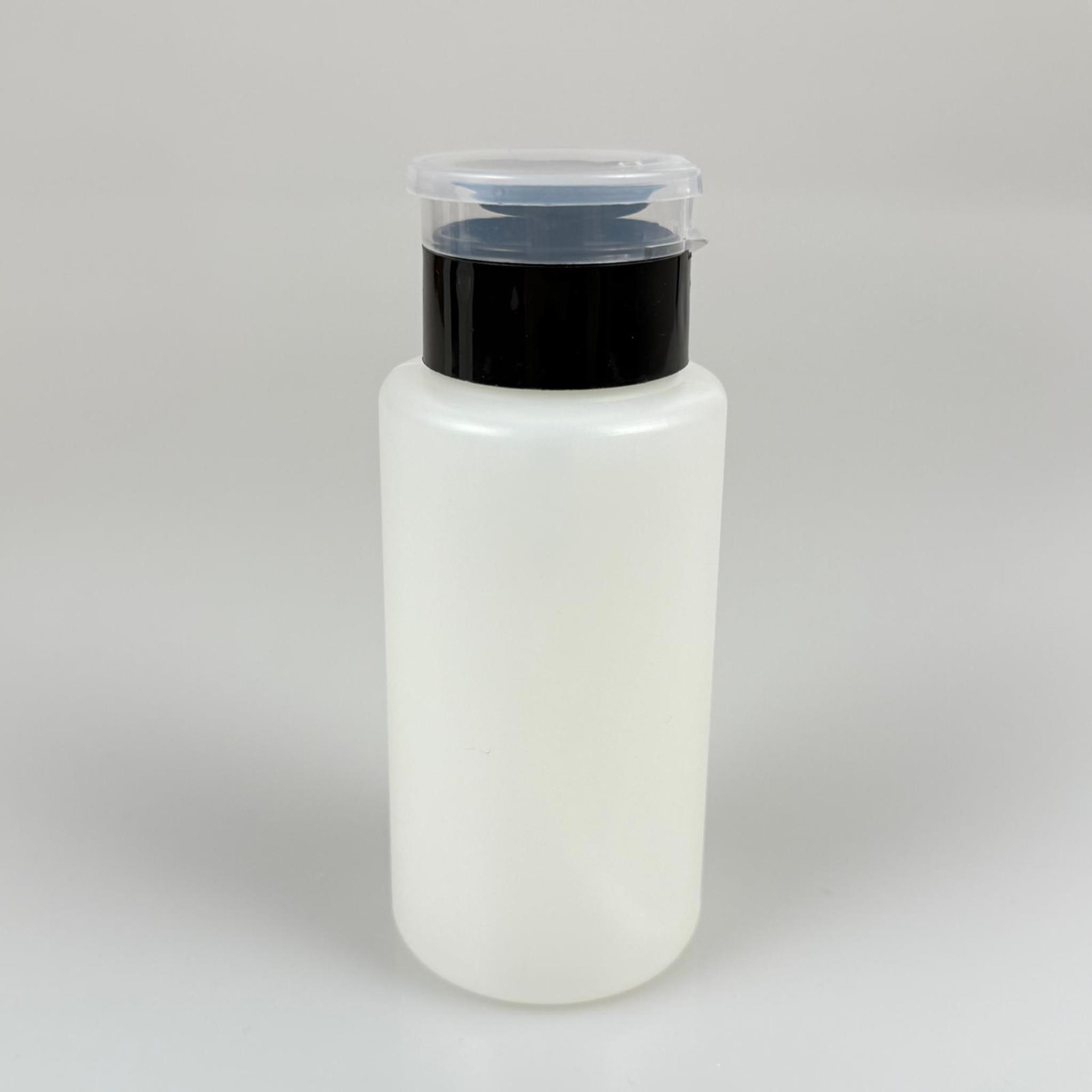 200 ML ASETON ŞİŞESİ - BASMALI ASETON POMPALI 200 CC YARI SAYDAM POLİETİLEN ŞİŞE