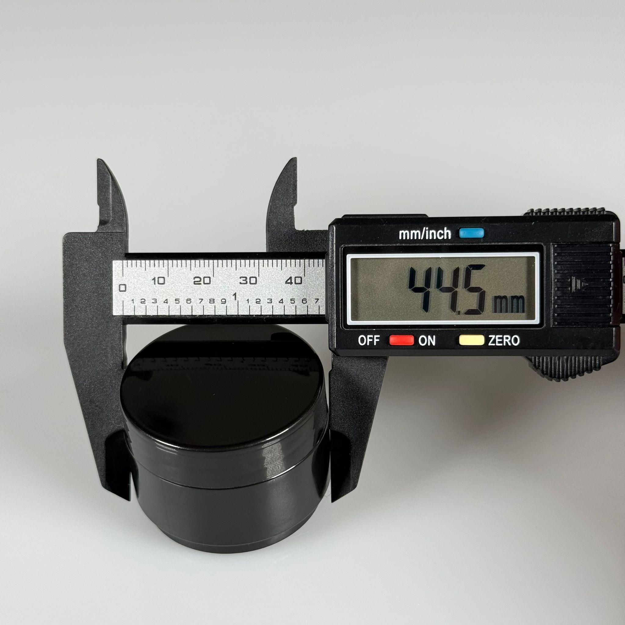 10 CC PLASTİK KAVANOZ - KAPAKLI KREM KAVANOZU - SİYAH + SIZDIRMAZ KÖPÜK CONTALI