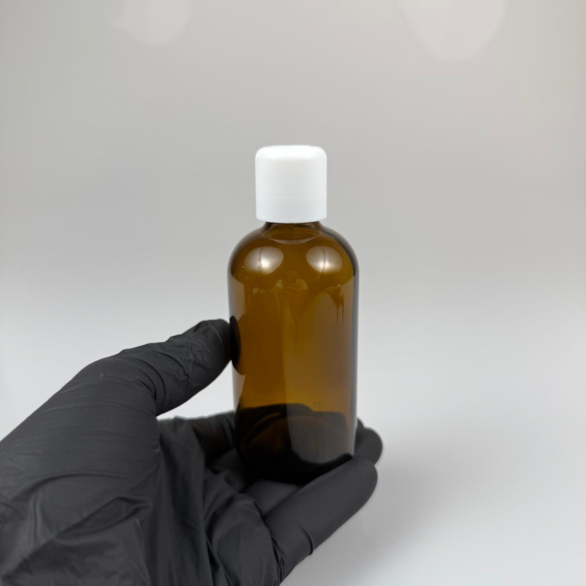 100 CC AMBER CAM ŞİŞE + İÇTEN DAMLALIKLI ÇOCUK KİLİTLİ BEYAZ KAPAK - KAHVERENGİ 100 ML KİLİT KAPAKLI DAMLATMALI ŞİŞE