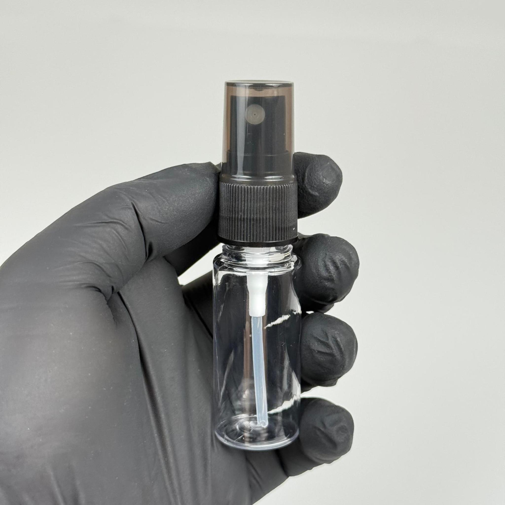 15 CC SERT PLASTİK ŞİŞE SİYAH SPREYLİ TAKIM - 15 ML SPREYLİ PET ŞİŞE