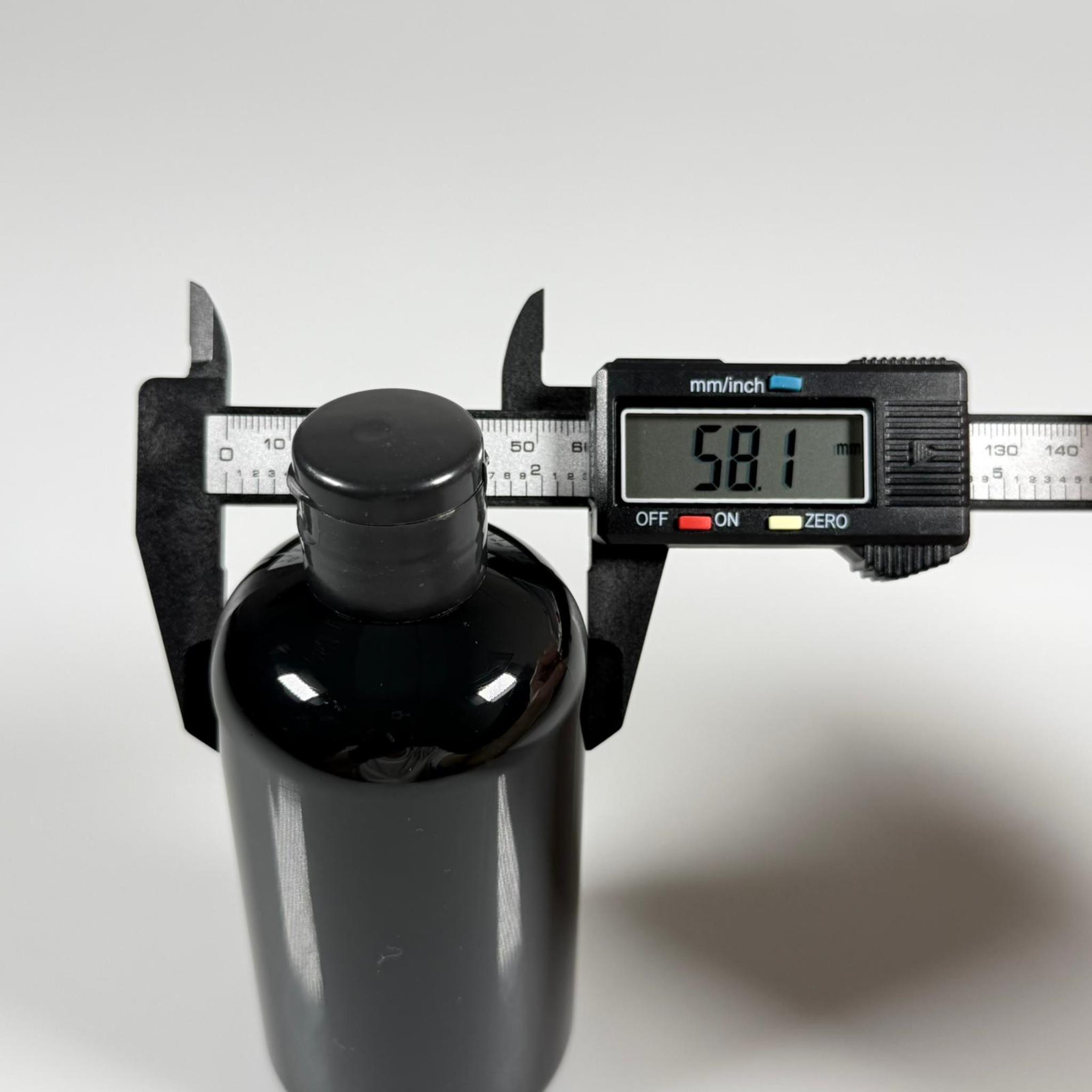 250 CC SİYAH PLASTİK ŞİŞE ZEYNEP MODEL - SİYAH FLİPTOP AKITICILI KAPAKLI - 250 ML TOMBUL PET ŞİŞE