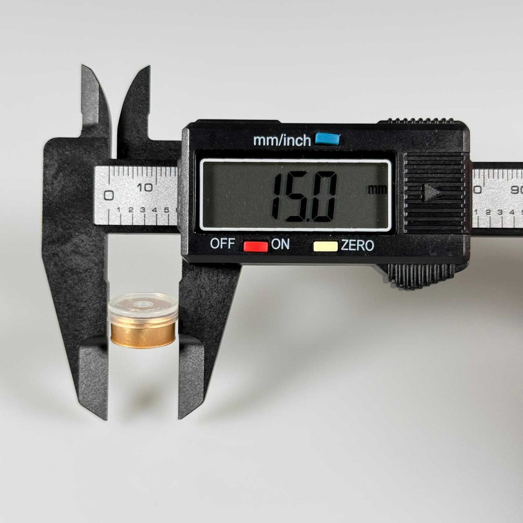 13 AĞIZ VİAL ŞİŞELER İÇİN FLİP OFF PENİSİLİN ALÜMİNYUM FLAKON KAPAK GOLD -  13 MM FLİP-OFF KAPAK