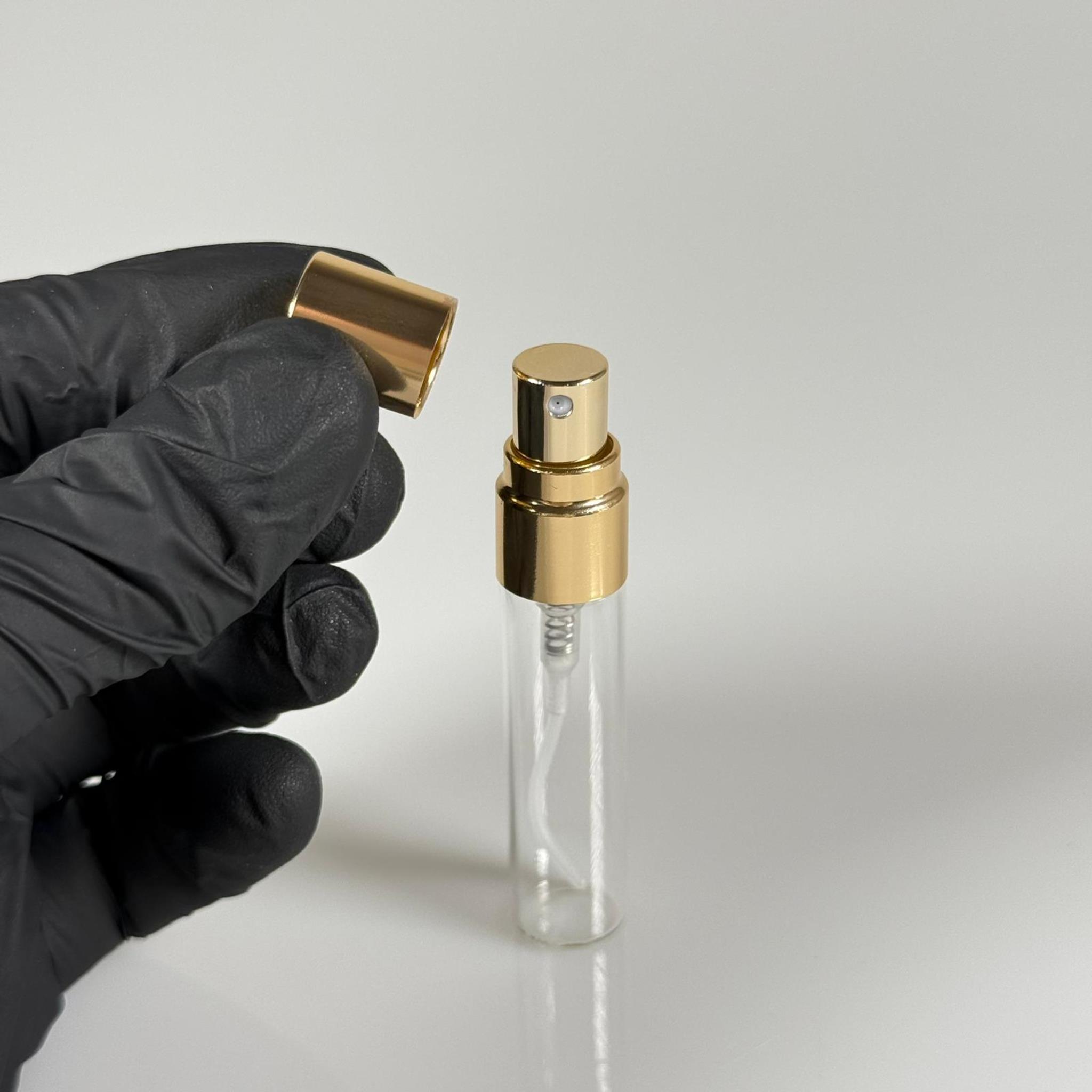 5 CC CAM KALEM PARFÜM ŞİŞESİ GOLD METAL SPREYLİ KAPAKLI TAKIM - 5 ML CAM TÜP PARFÜM ŞİŞESİ - VİDALI SPREY VALF TEKRAR DOLDURULABİLİR