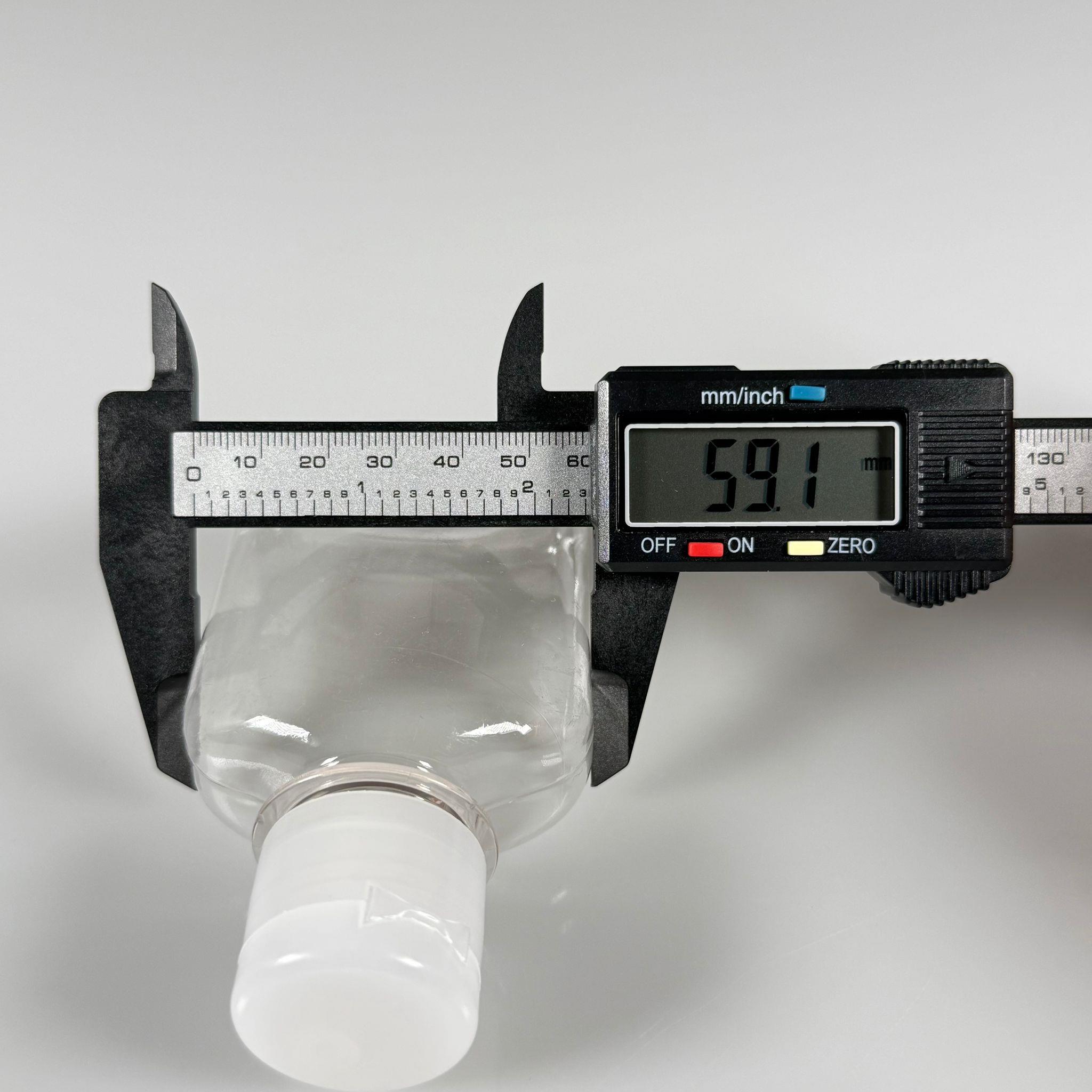 100 CC YASSI PET ŞİŞE - ŞEFFAF FLİPTOP KAPAKLI - 100 ML BOŞ DEZENFEKTAN ŞİŞESİ