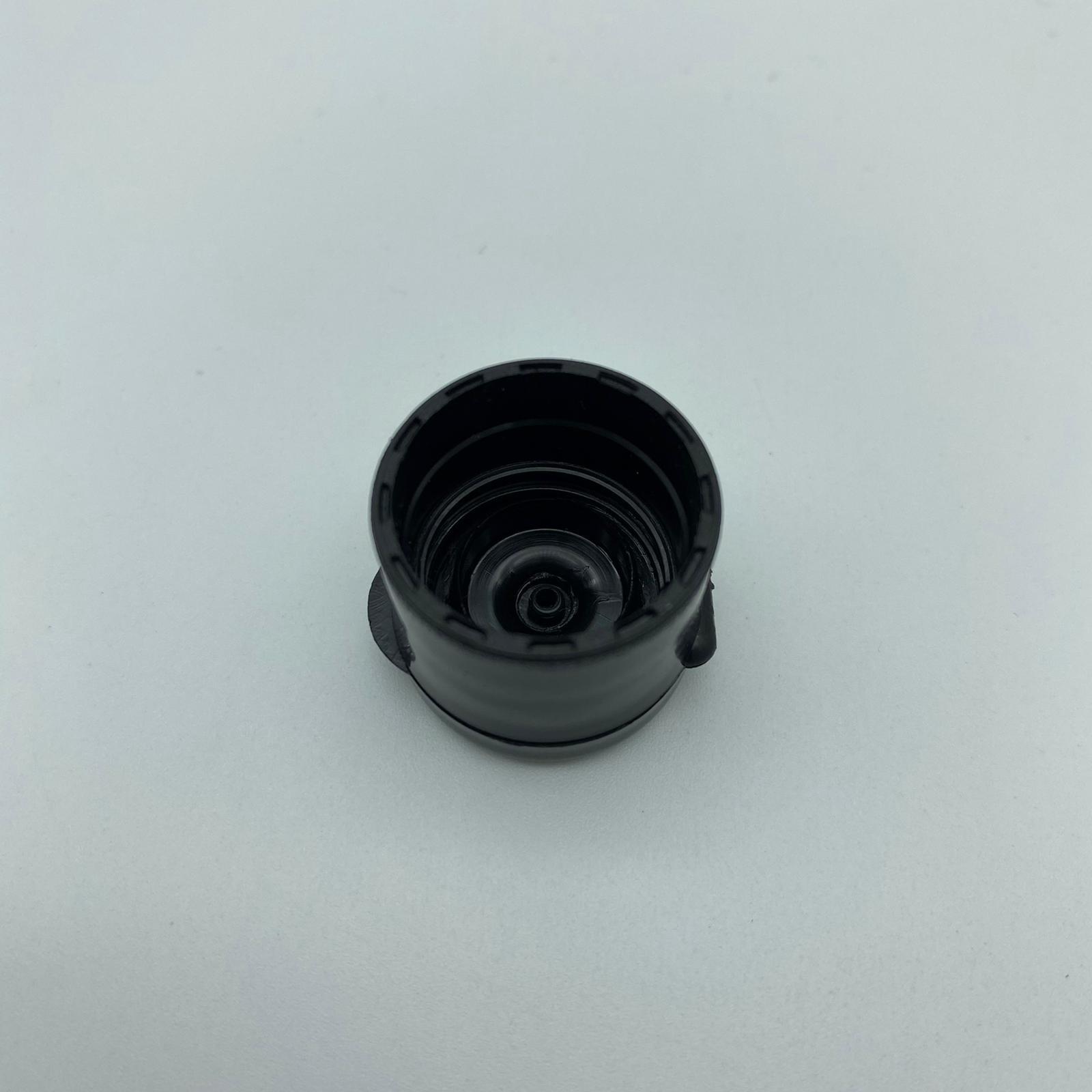 18 MM FLİPTOP KAPAK SİYAH - AÇILIR KAPANIR KAPAK