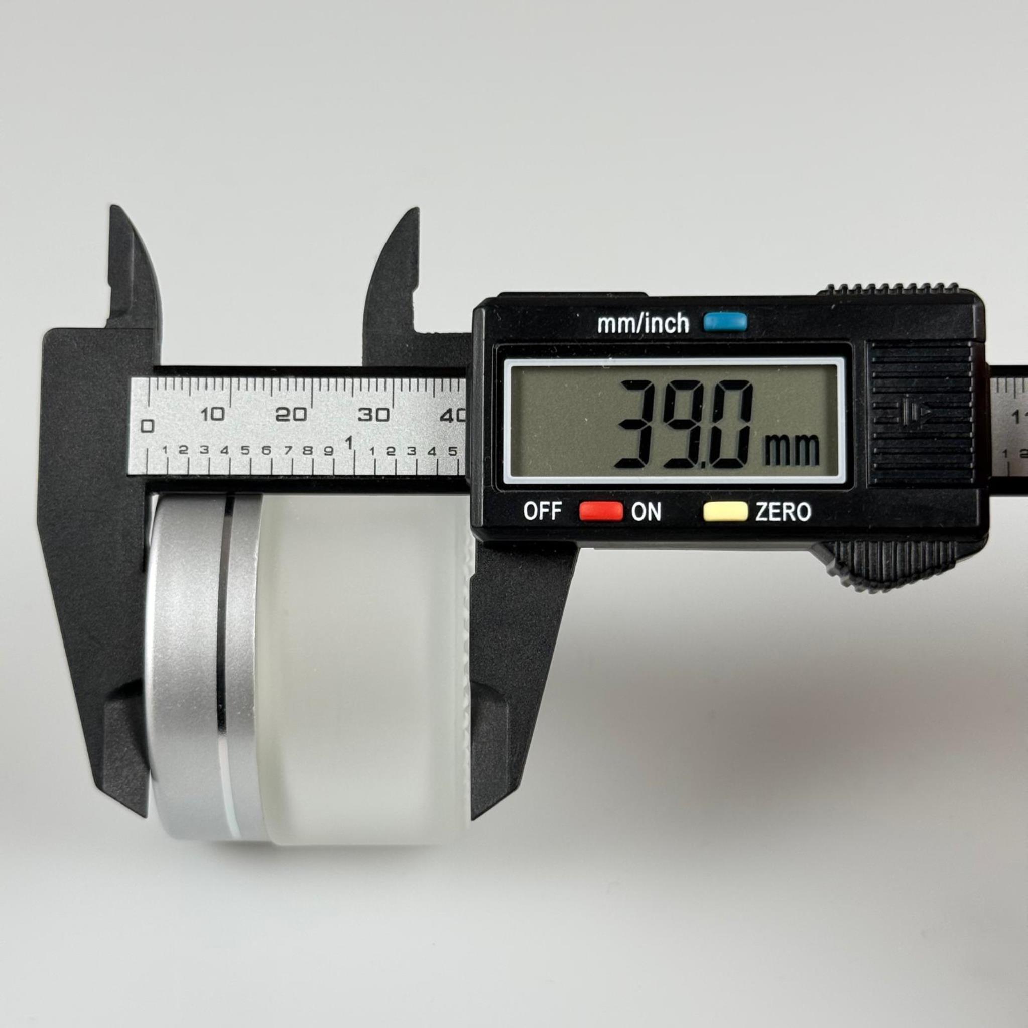 30 CC BUZLU CAM KREM KAVANOZU + YALDIZLI GÜMÜŞ KAPAK + İÇ TIPA - 30 ML Kozmetik ve Bakım Ürünleri İçin Cam Kavanozları