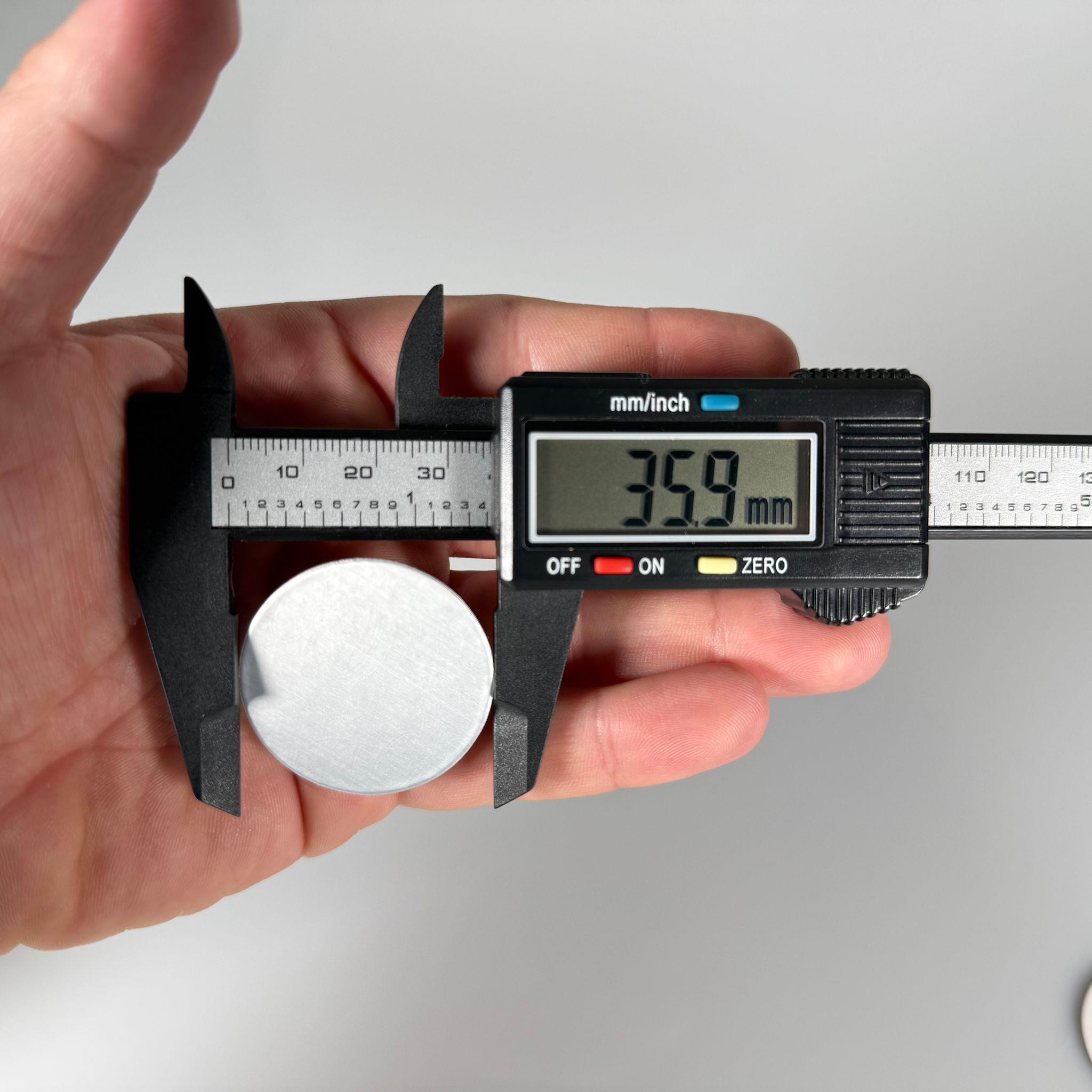 36 MM İNDİKSİYON ALÜMİNYUM CONTA - 38 MM AĞIZ PE POLİETİLEN TABLET KAVANOZLARI İÇİN İNDİKSİYON YAPIŞKANLI FOLYO - ALÜMİNYUM CONTA