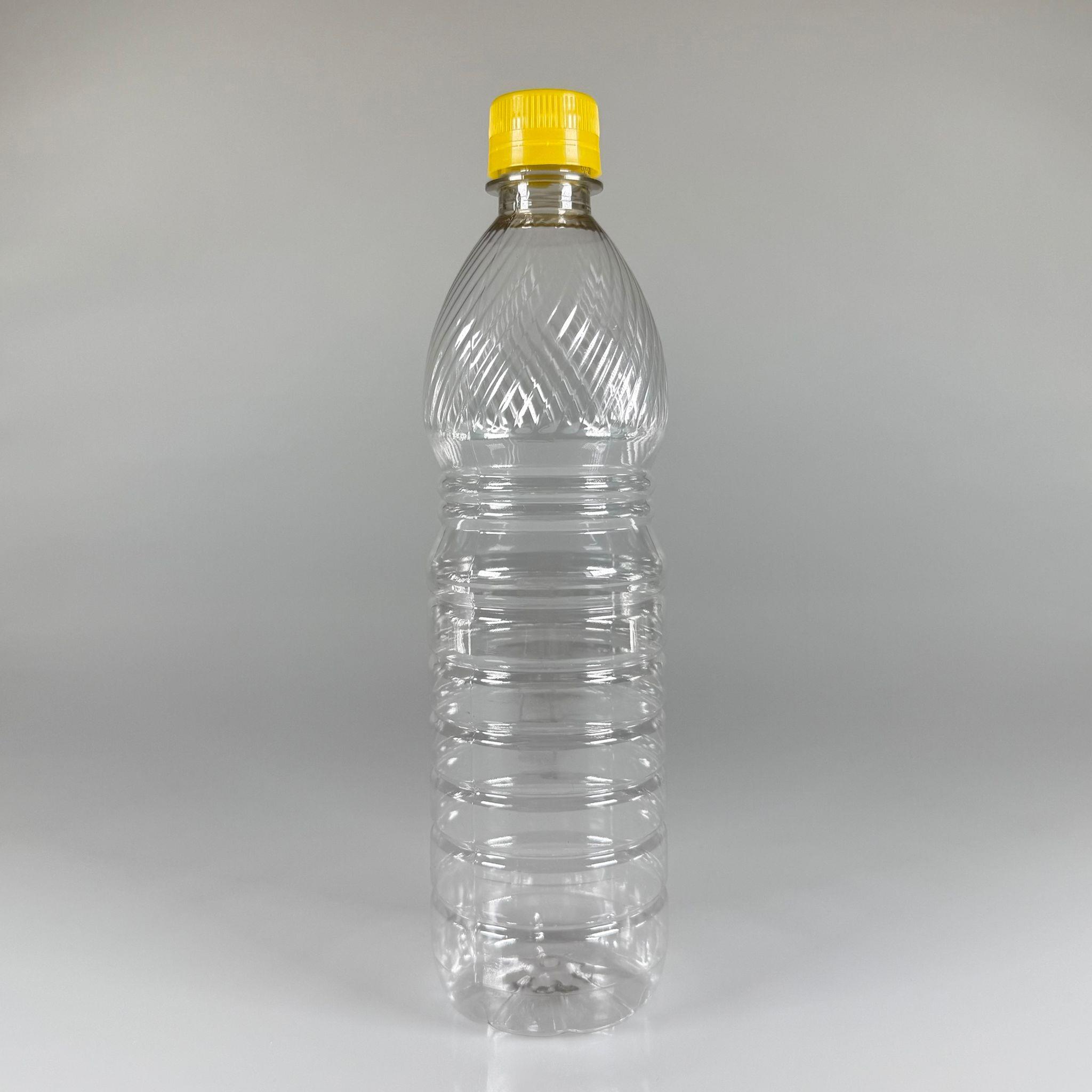 0,75 LT KİLİTLİ KAPAKLI PET ŞİŞE - SARI KAPAKLI 750 ML BOŞ PET ŞİŞE