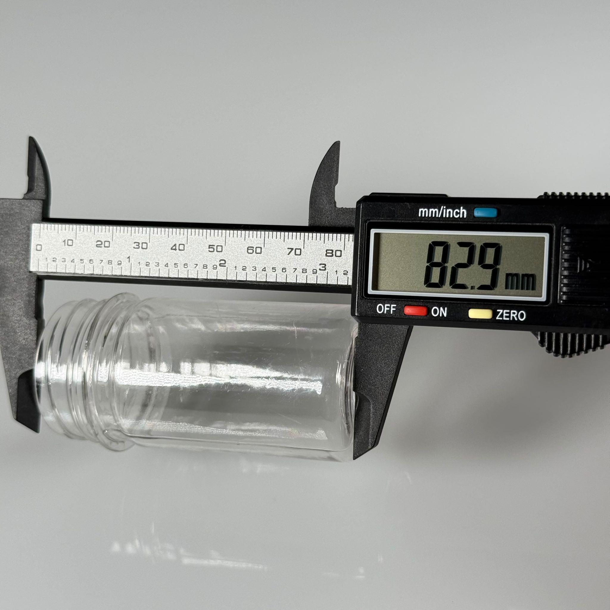 60 CC SİLİNDİR PET ŞİŞE (15,6 GR) - 38 MM GENİŞ AĞIZLI KAPAKSIZ - 60 ML PLASTİK BOŞ ŞİŞELER