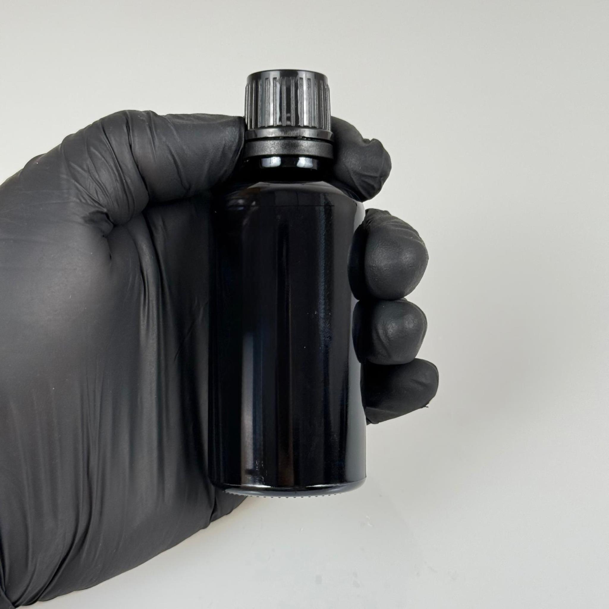 50 CC SİYAH İÇTEN DAMLALIKLI - SİYAH KİLİT KAPAKLI CAM ŞİŞE - 50 ML SİYAH YENİ İÇTEN DAMLALIKLI CAM ŞİŞE - DAMLALIKLI BOŞ ŞİŞE