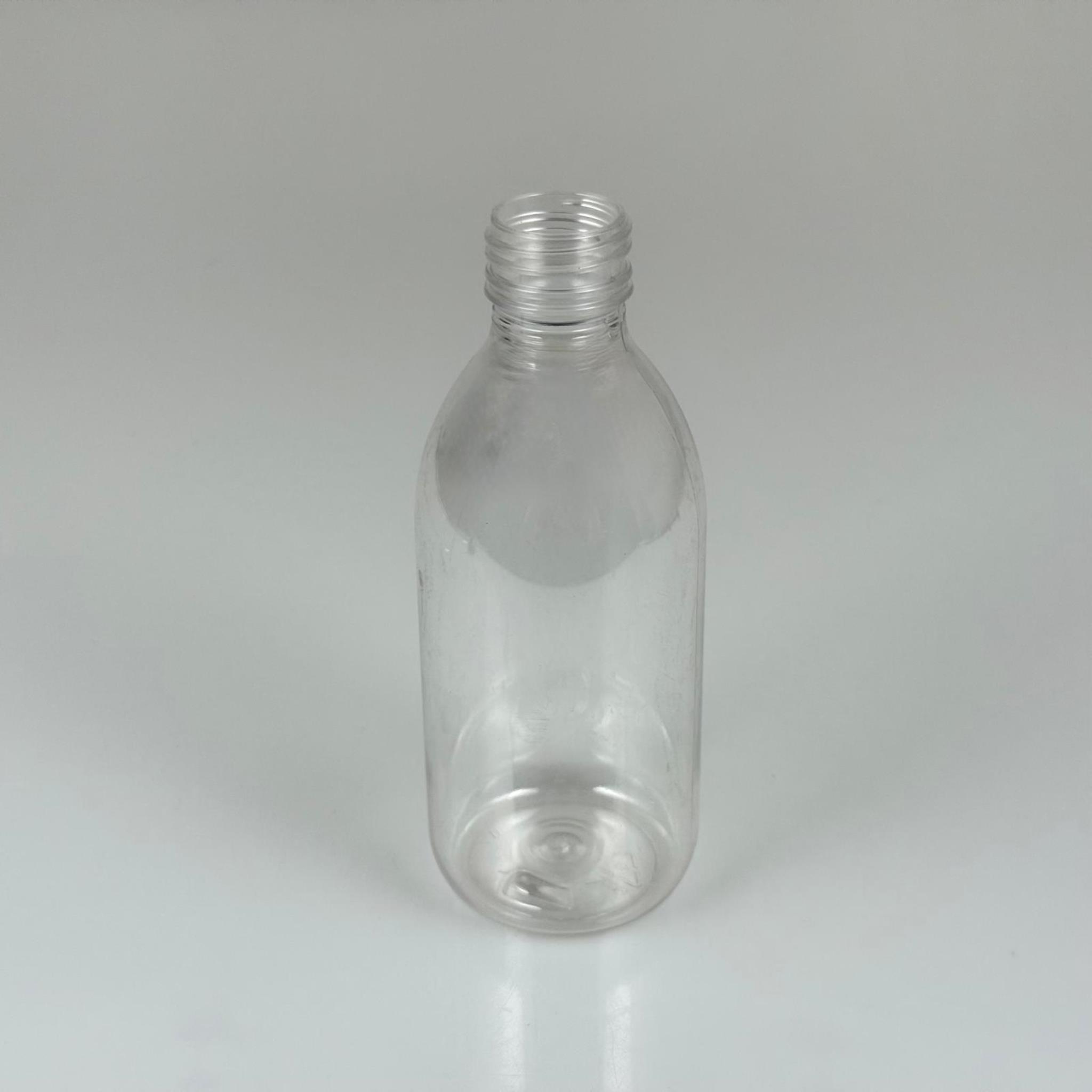 250 CC FRANSIZ MODEL ŞEFFAF PET ŞİŞE - KAPAKSIZ (28 AĞIZ) - 250 ML KALIN PET ŞİŞE