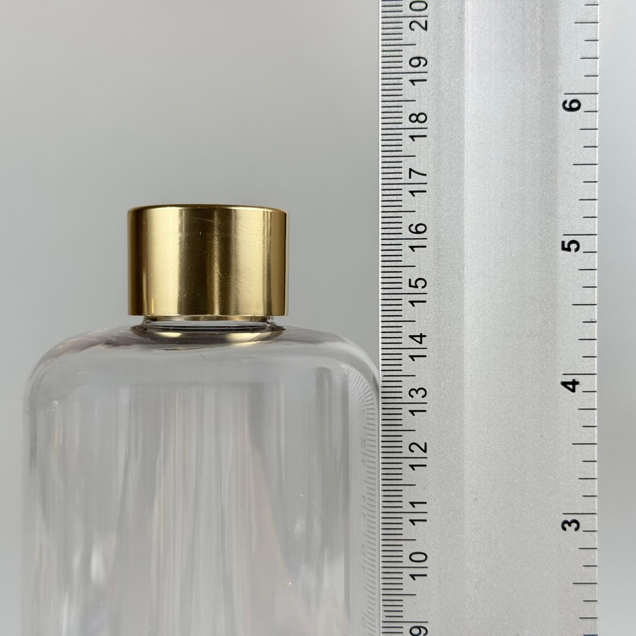 500 CC UZUN SİLİNDİR PET ŞİŞE + ALÜMİNYUM KAPLAMALI GOLD KAPAKLI + KÖR TIPALI TAKIM - 500 ML PET ŞİŞE