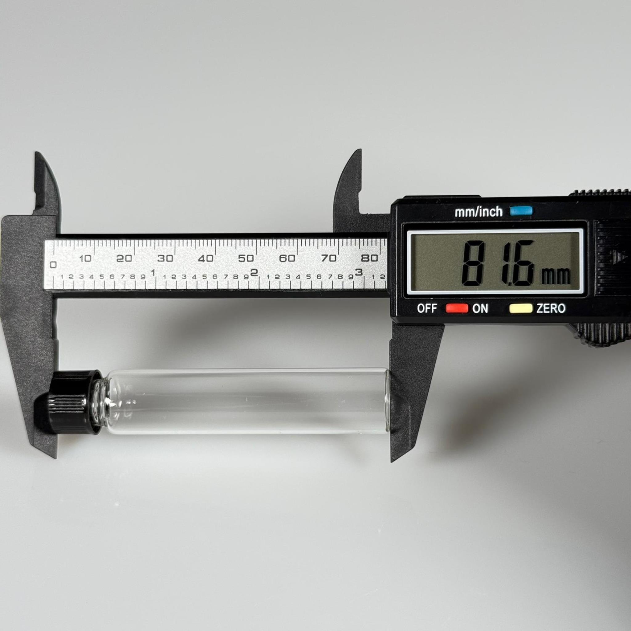 10 CC ŞEFFAF CAM ŞİŞE - SİYAH KAPAKLI - 10 ML KAPAKLI CAM ŞİŞE