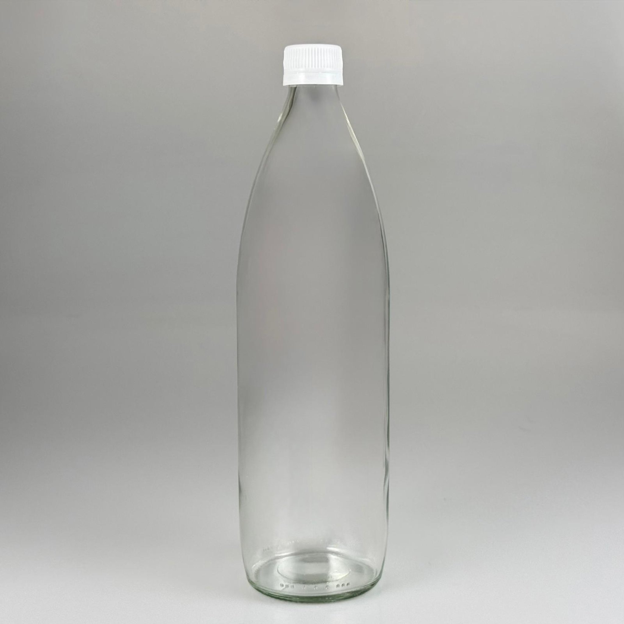 1000 CC CAM ŞİŞE - BEYAZ KİLİTLİ KAPAKLI - 1 LİTRE CAM ŞİŞE - 1000 ML KAPAKLI CAM ŞİŞE