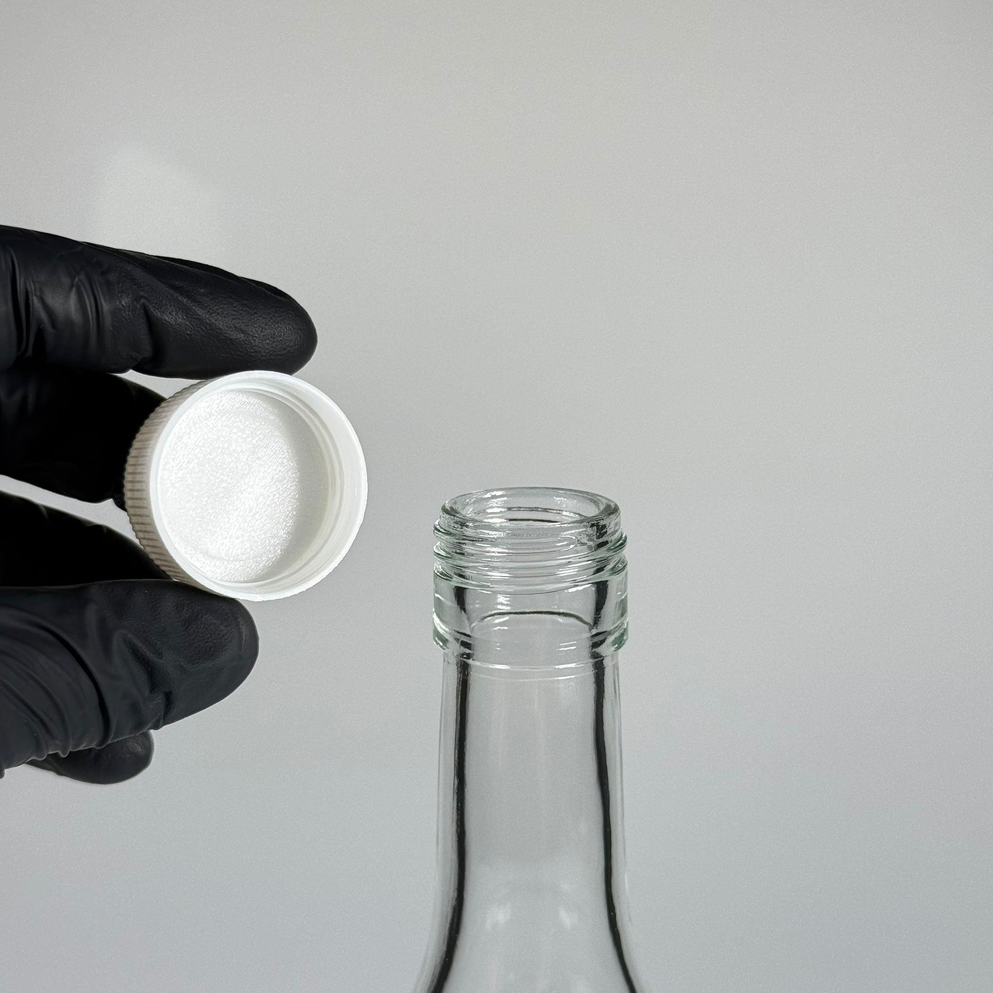 1500 CC ŞEFFAF CAM ŞİŞE - BEYAZ KAPAKLI - 1500 ML CAM ŞİŞE - 1,5 LİTRE CAM ŞİŞE