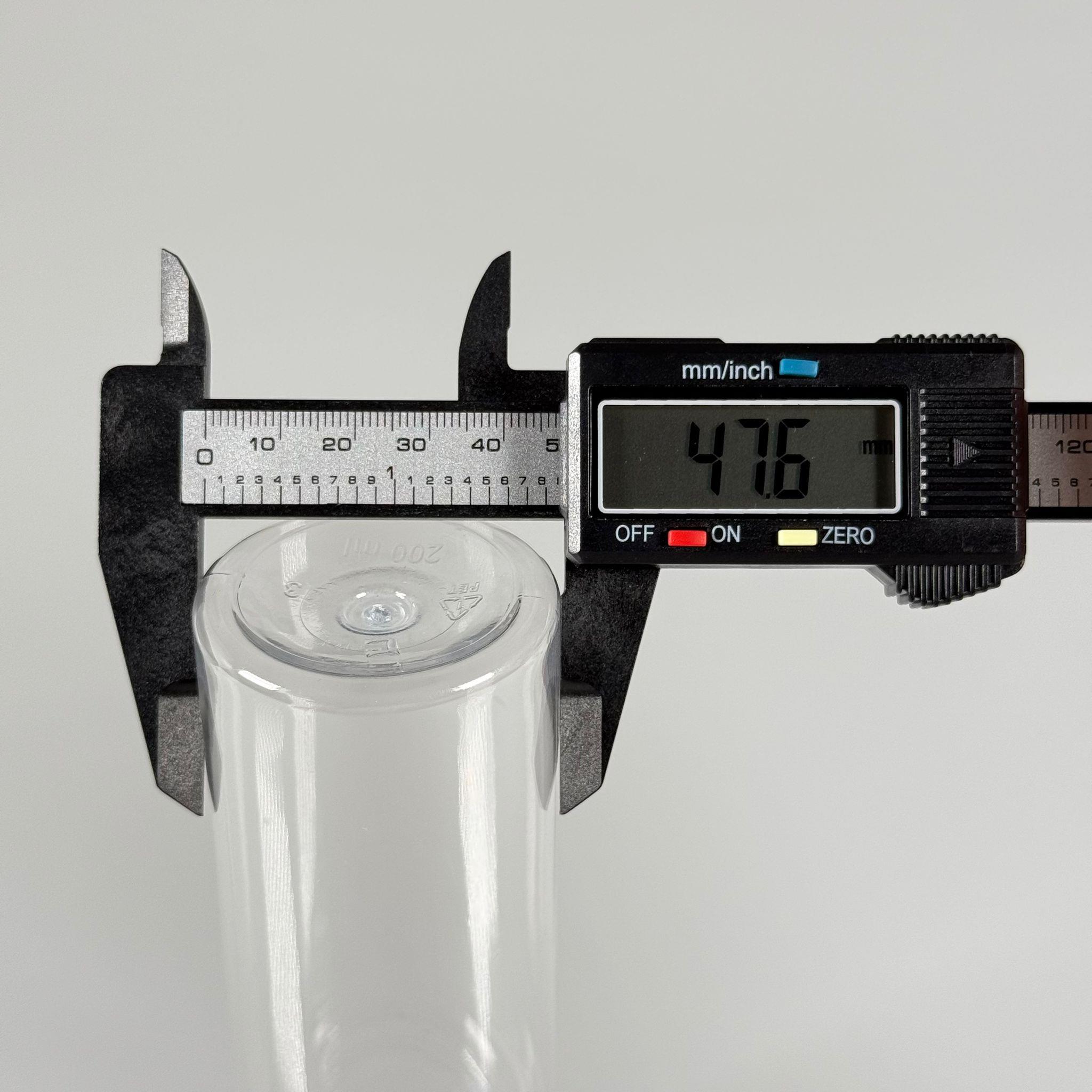 200 CC ŞEFFAF PET ŞİŞE - KALIN - 43 AĞIZ (KÖPÜK YAPICI POMPANIN ŞİŞESİ)